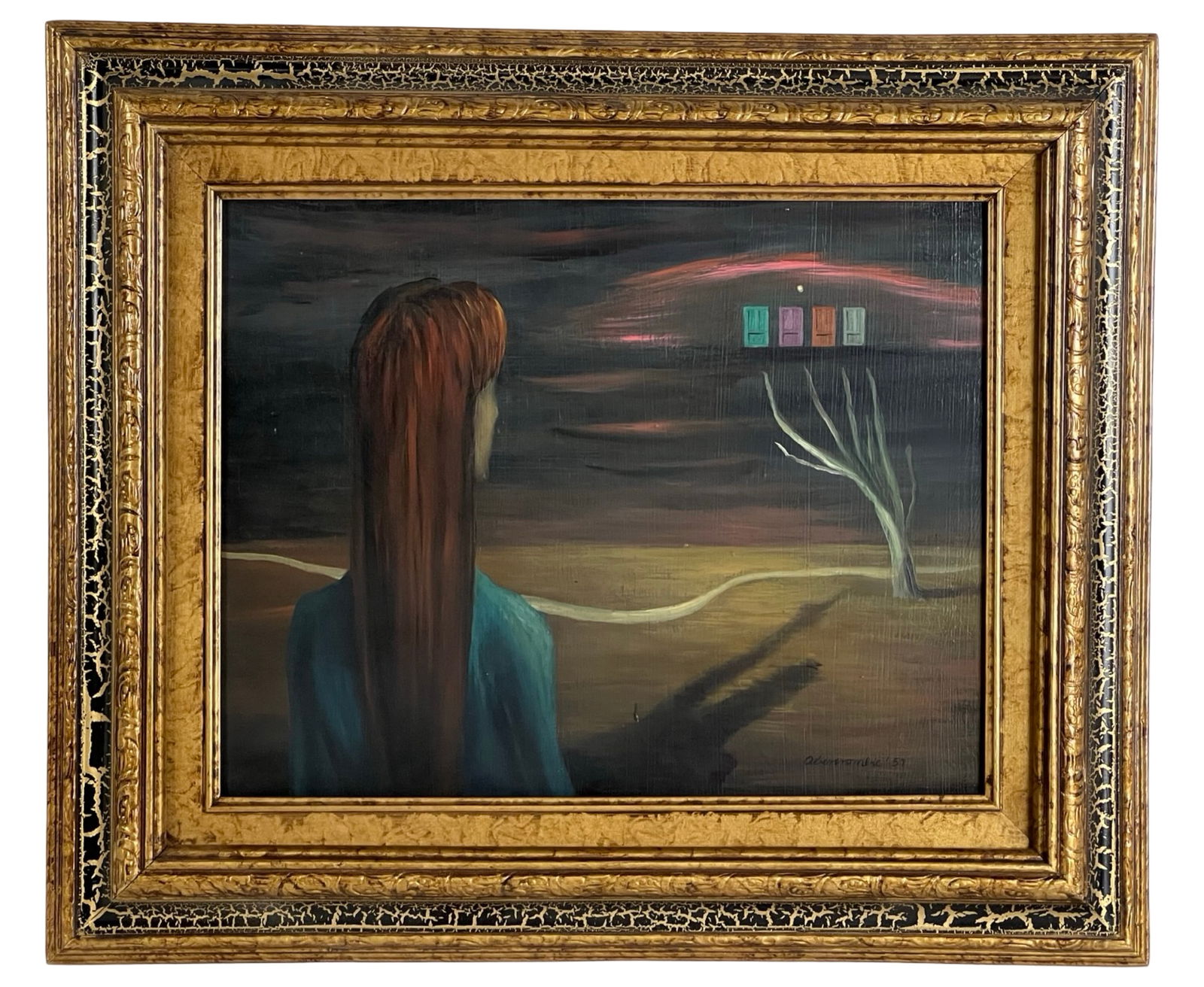 Gertrude Abercrombie-  Surrealistic Oil Painting (1 of 4)