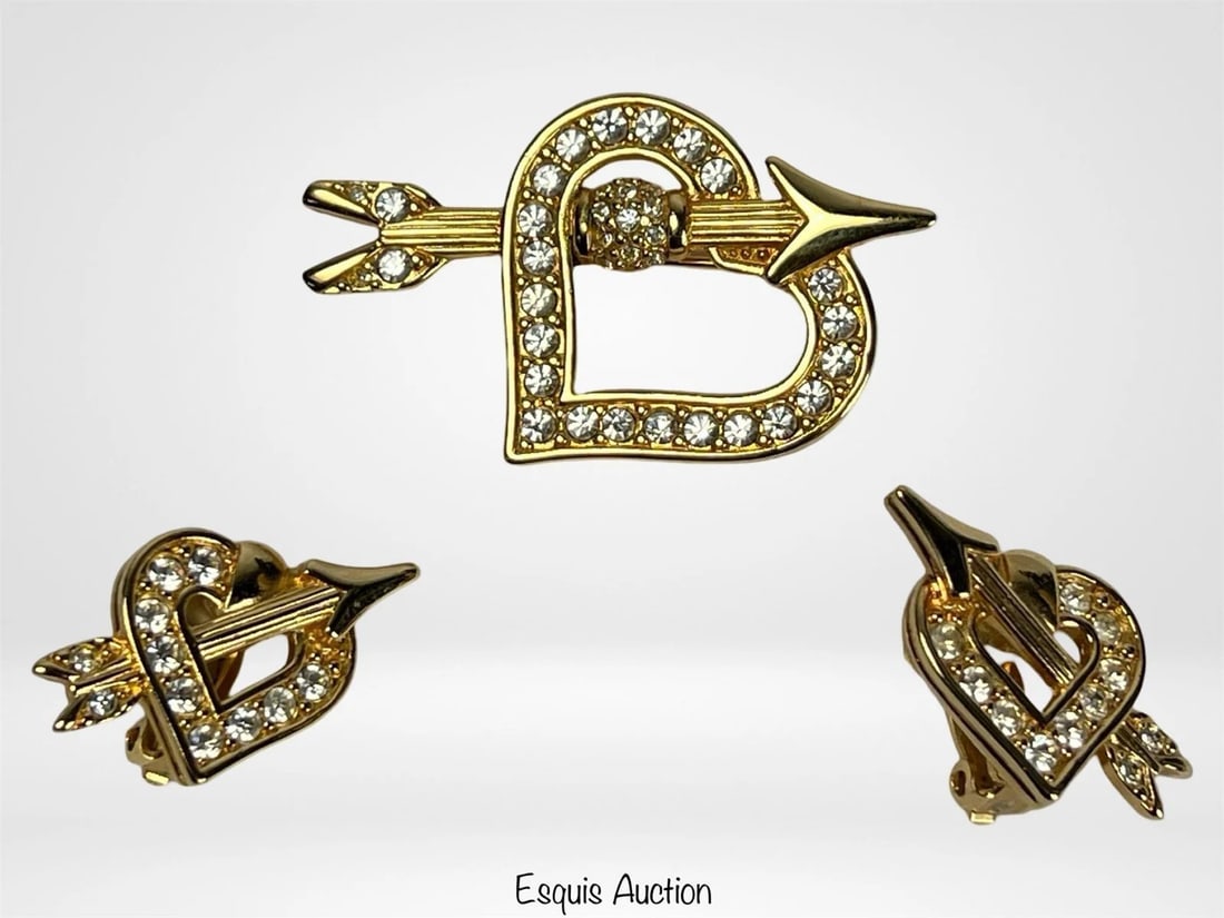 Swarovski Crystal Cupid Arrow & Heart Jewelry Set (1 of 3)