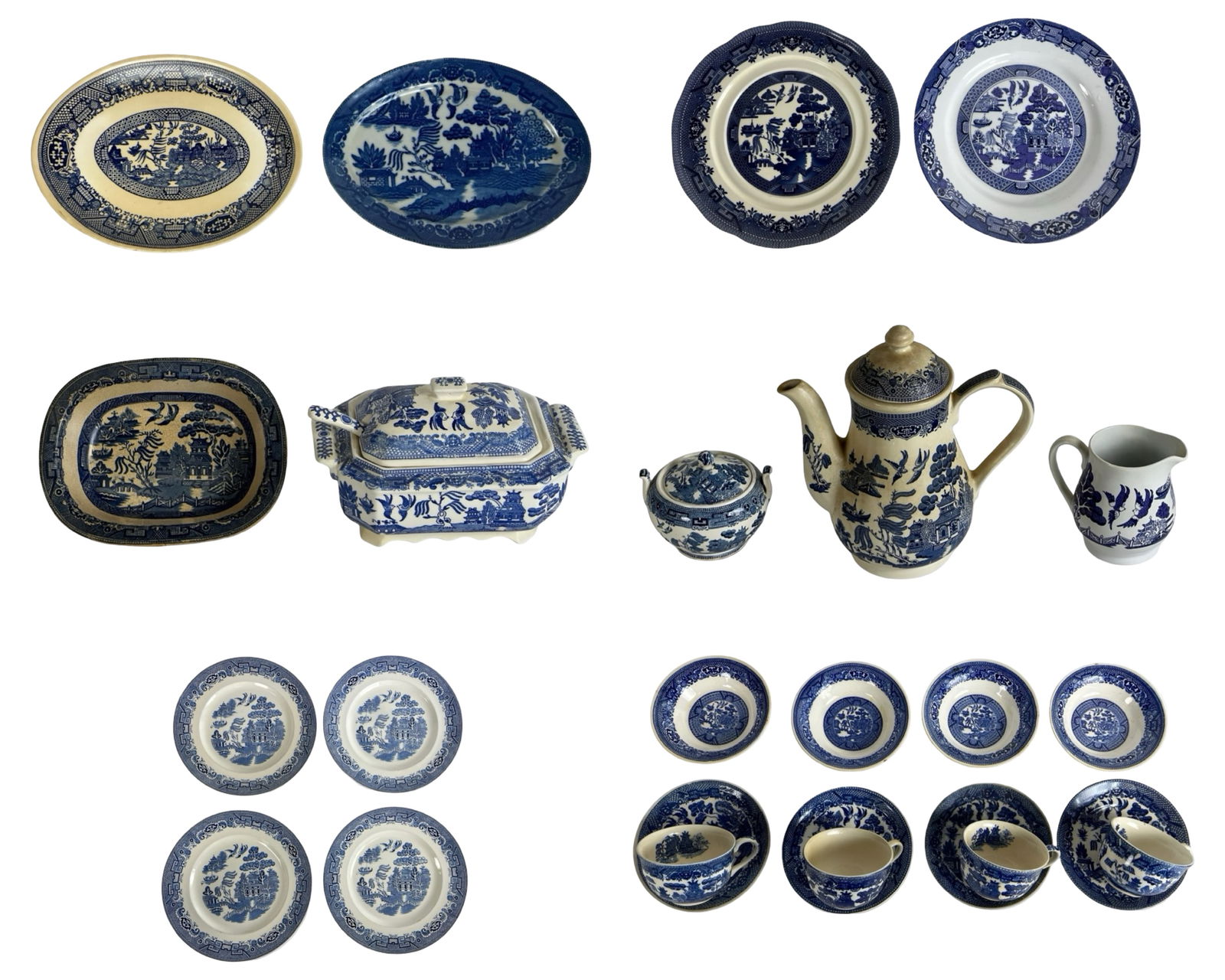 Extensive Collection of Blue Willow China (1 of 7)