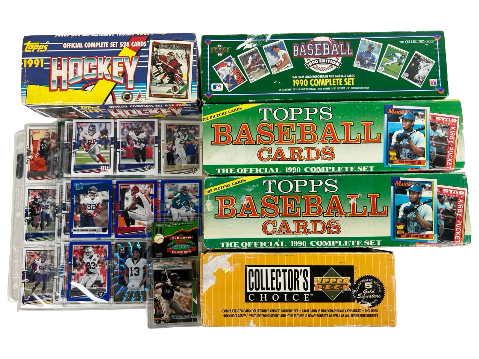 Sports Card Collection Lot - Baseball, Football, H (1 of 3)