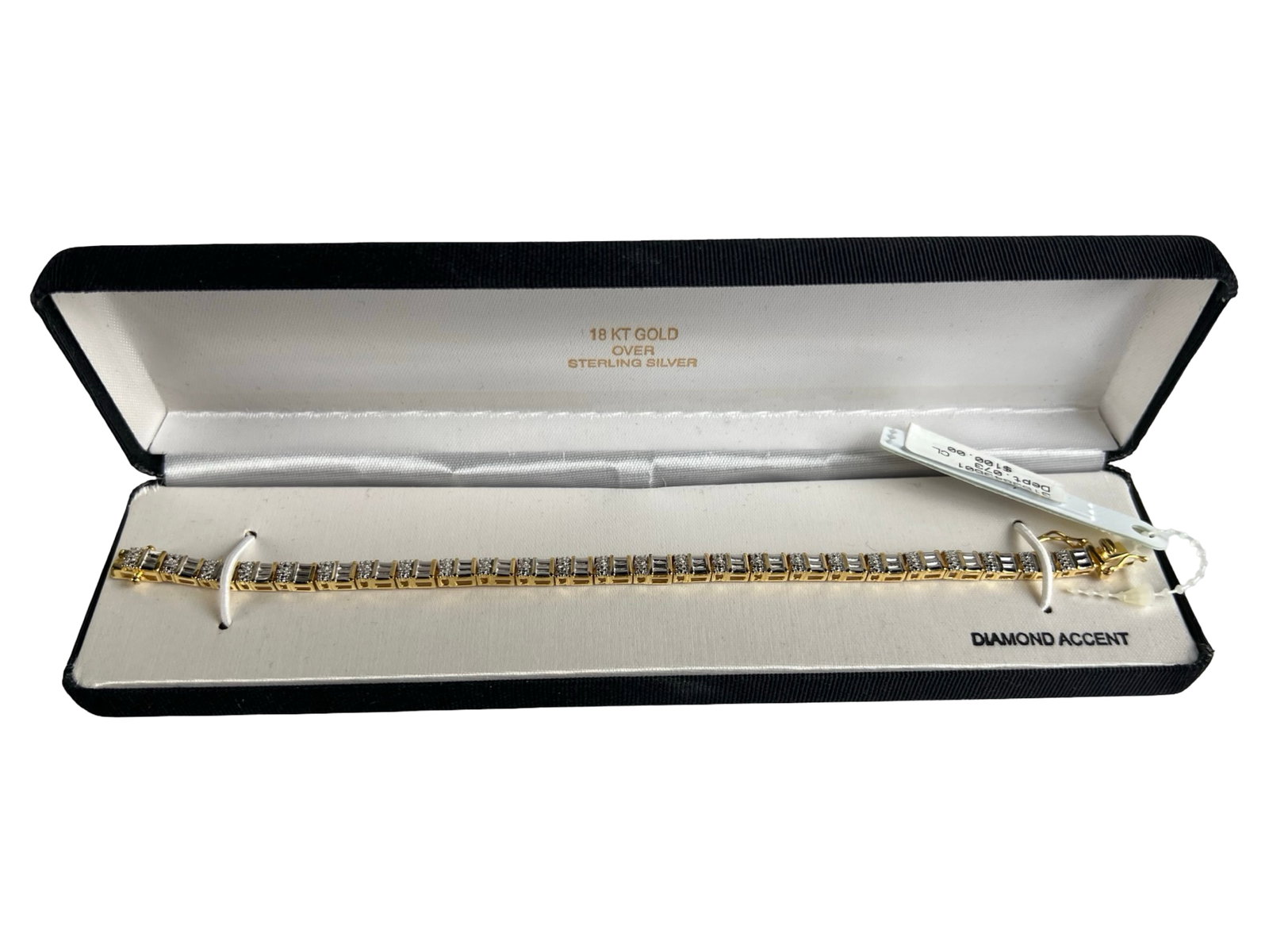 18k Gold over Sterling Silver Lady's Bracelet (1 of 3)