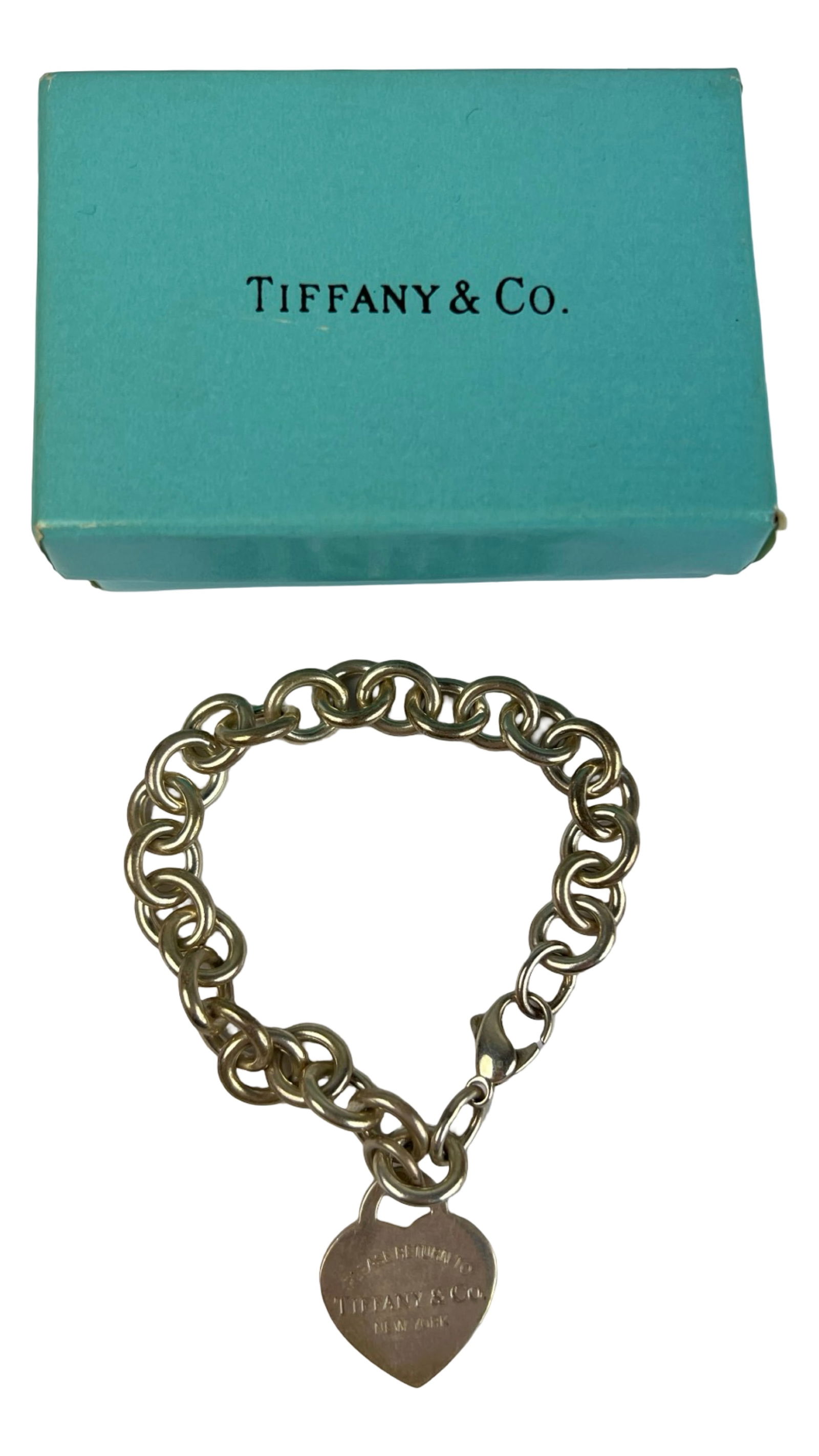 Tiffany & Co Sterling Silver Heart Bracelet (1 of 3)