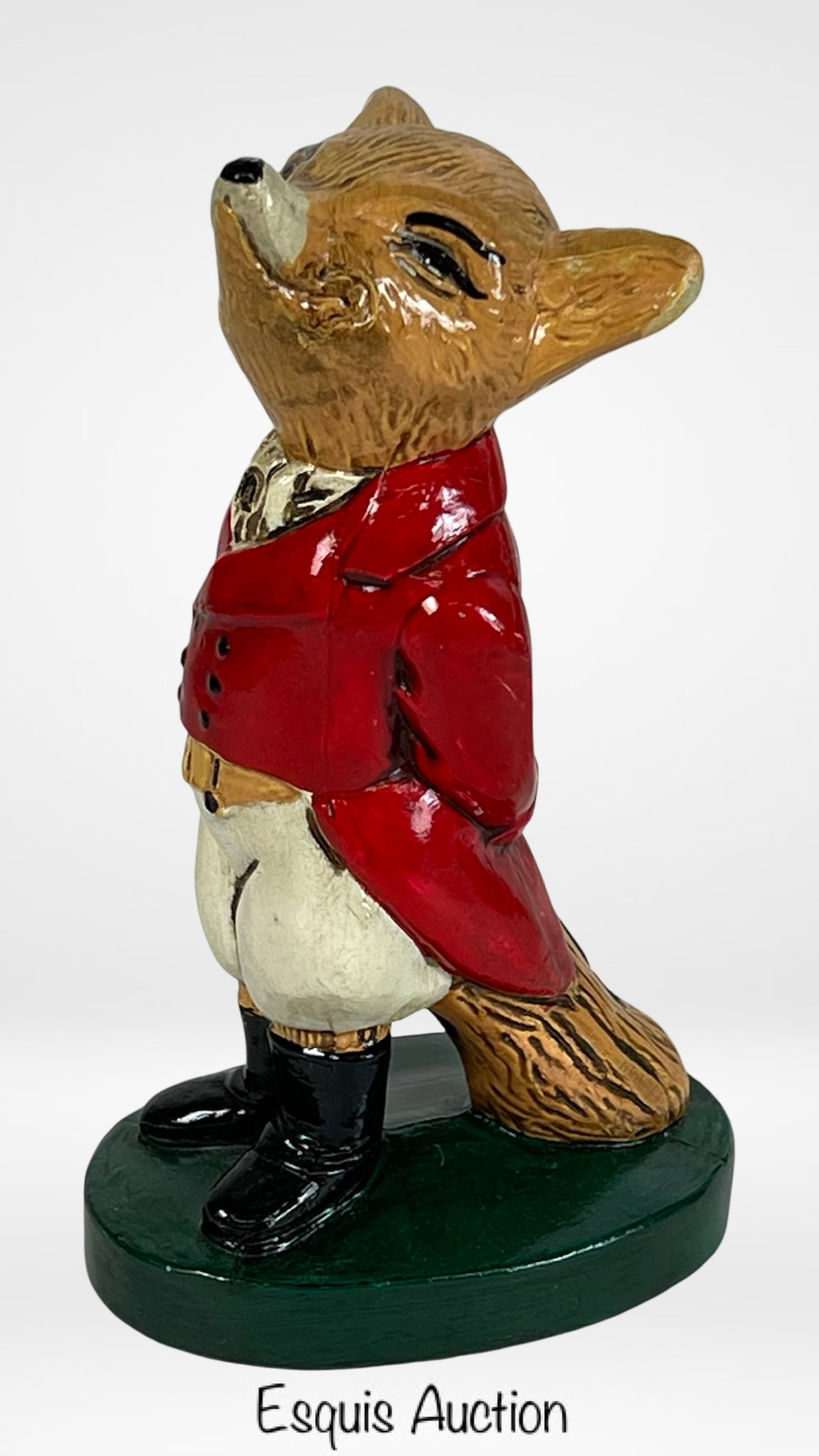 Cast Metal Snooty Fox Bottle Opener by Scott Prod: This whimsical mid-century cast metal bottle opener features a charming "Snooty Fox" character, hands folded behind his back and dressed in full hunting attire. Retaining its original vibrant paint in