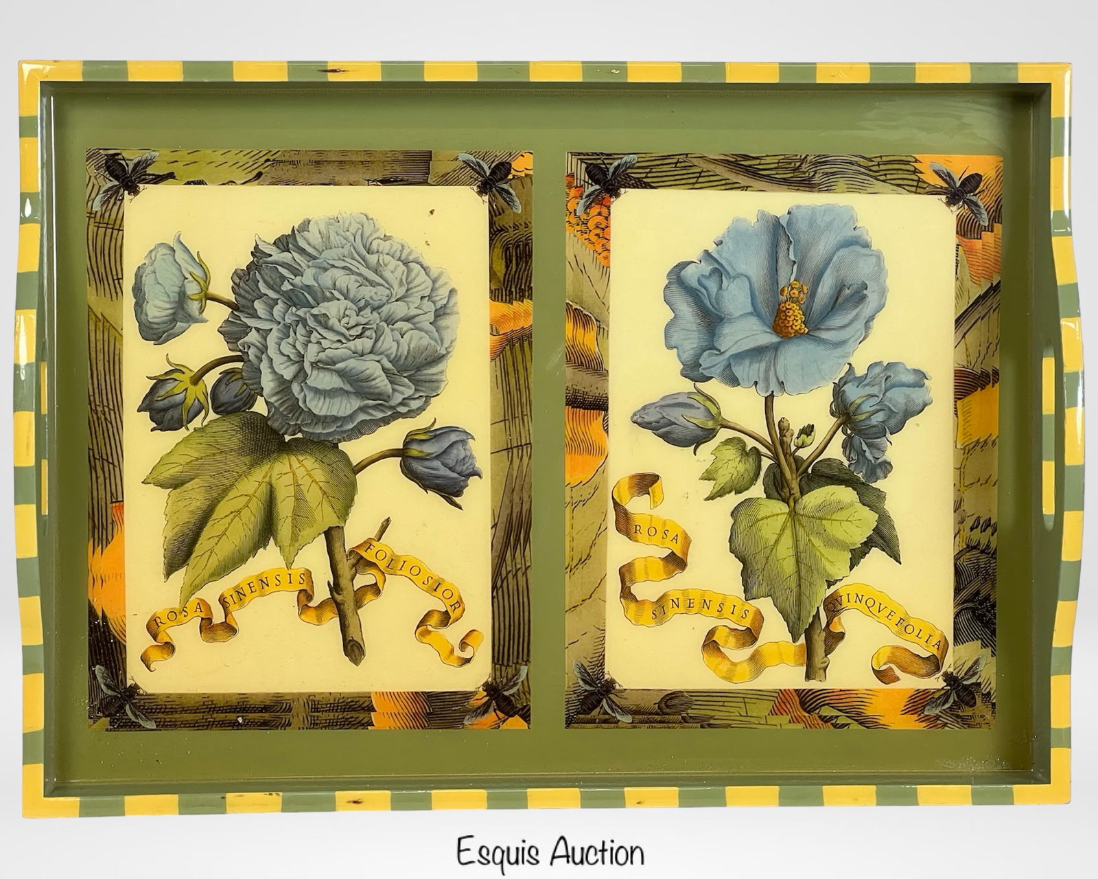 Annie Modica "Rosa" Decoupage Art Serving Tray (1 of 3)