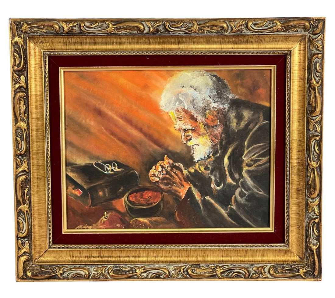 "Prayer" Oil Painting (1 of 2)