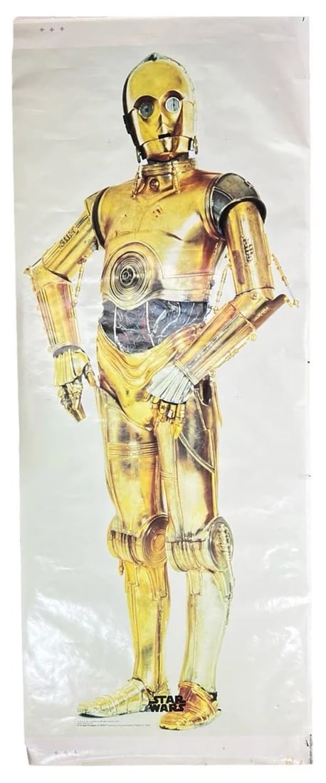 Life-Size C-3PO Star Wars Poster 1993 (1 of 3)