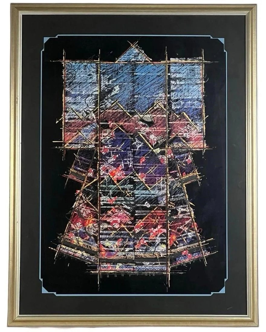 William Gatewood - Black Kimono Offset Lithograph (1 of 2)