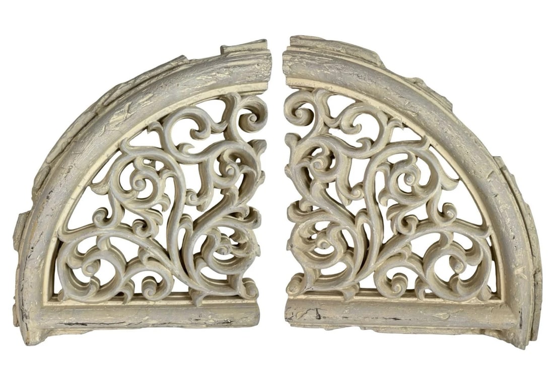 Pair of Ornate Scrollwork Wall Decor Panels (1 of 1)
