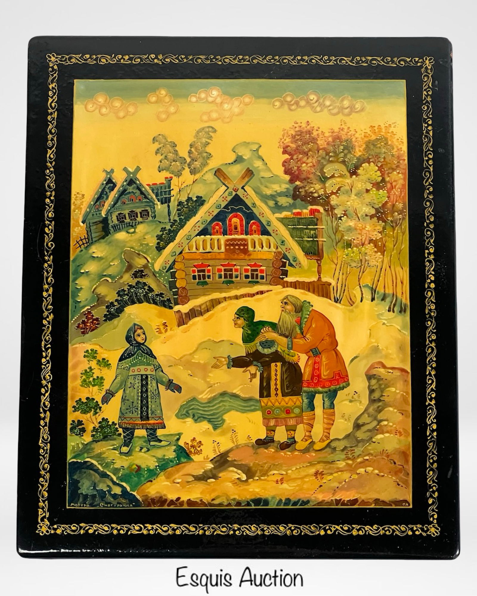 Vintage Russian Mstera Lacquer Box Snow Maiden '75 (1 of 4)