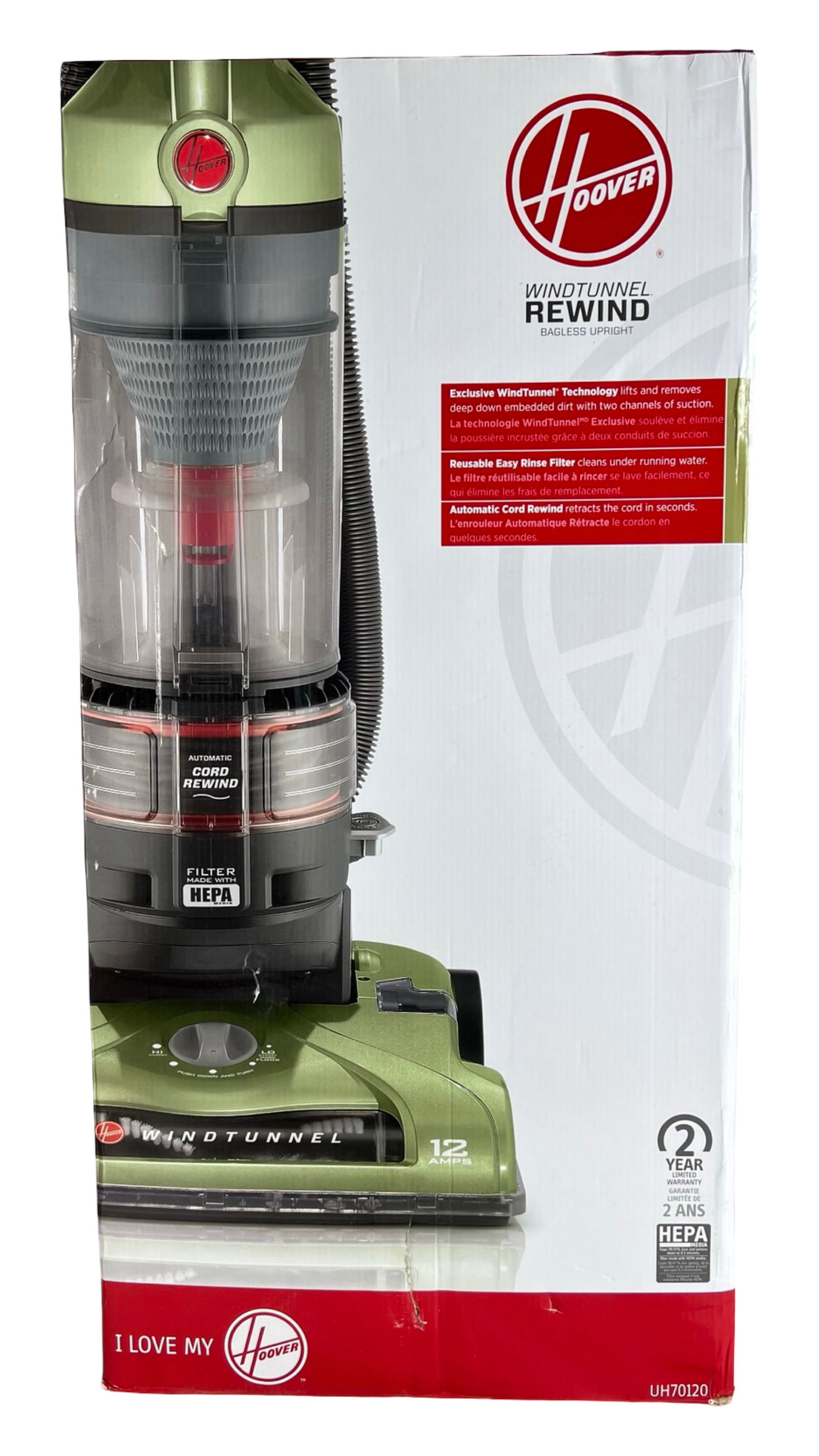 Hoover WindTunnel Rewind Upright Vacuum- New (1 of 1)