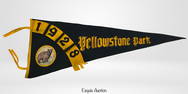 1928 Yellowstone Park "Bear" Wool Felt Pennant