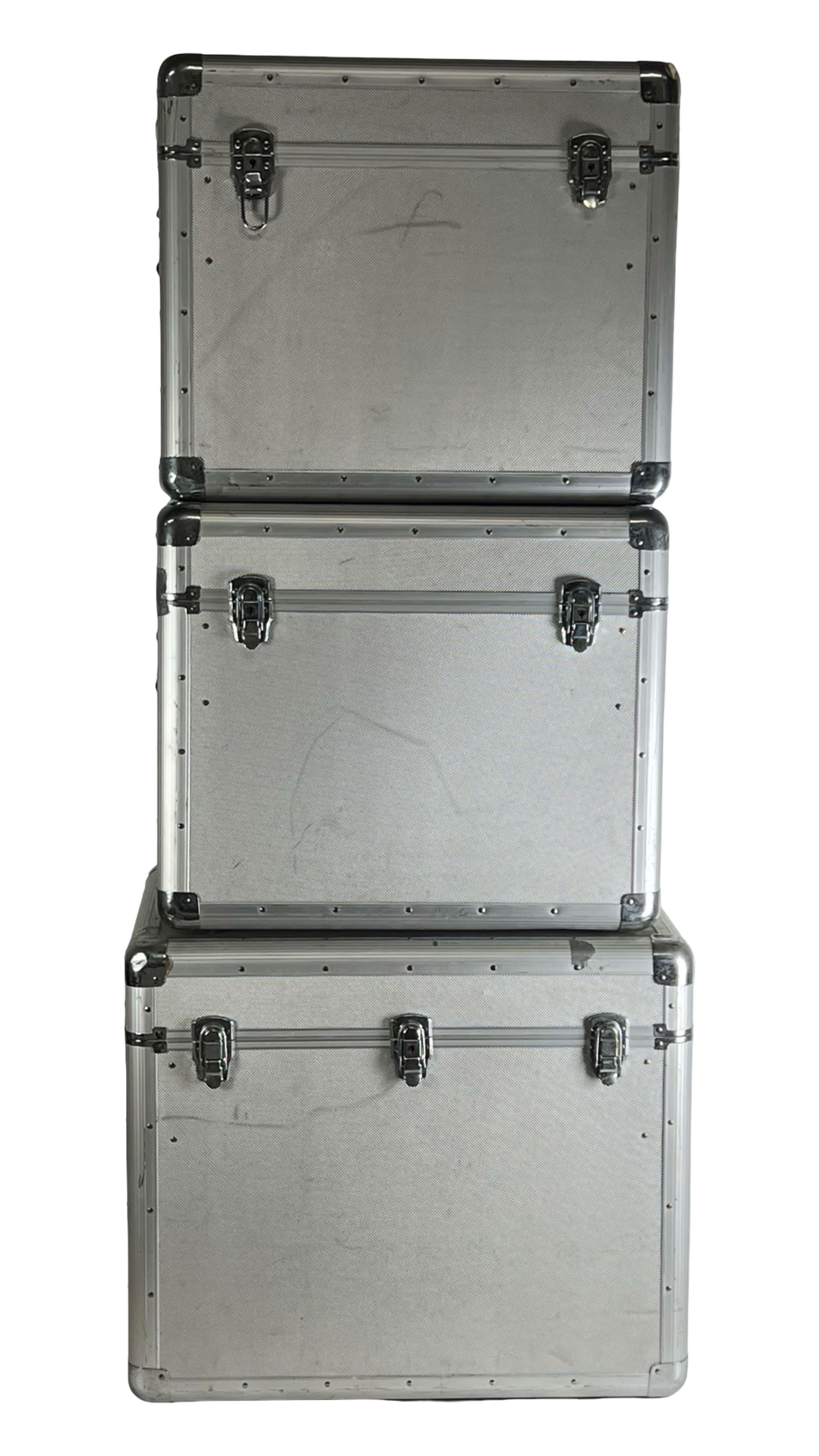 Set of 3 Heavy-Duty Aluminum Storage Trunks (1 of 3)