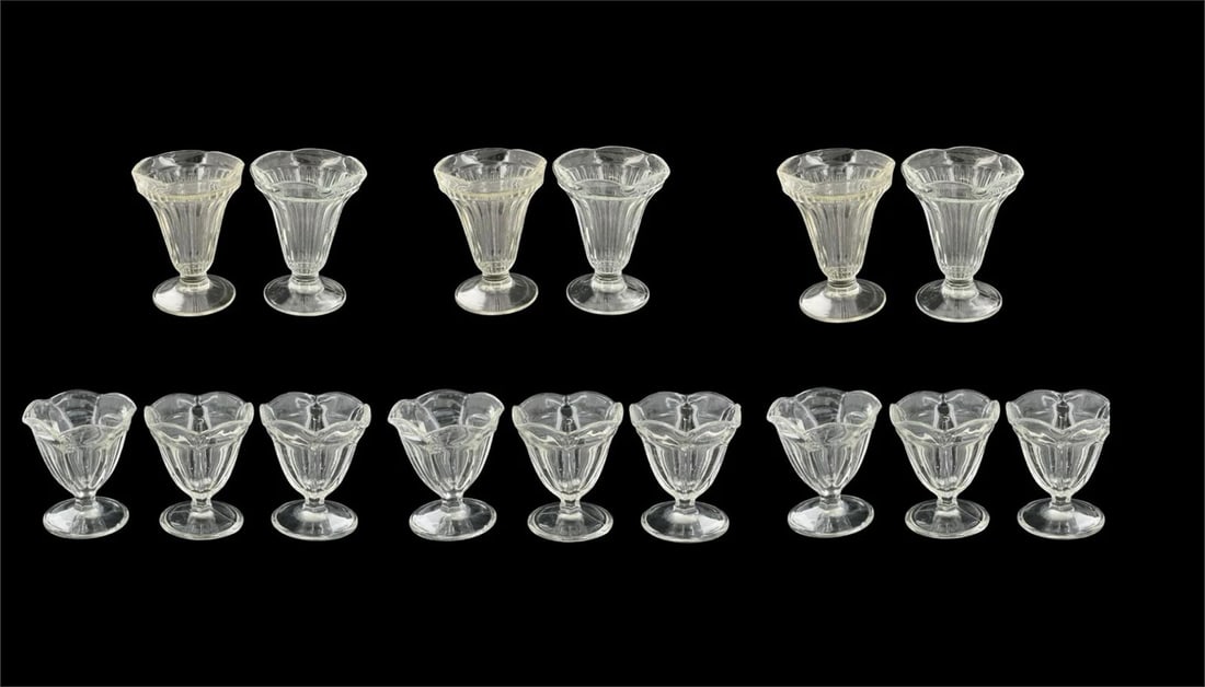 50's Retro Anchor Hocking Ice Cream Sundae Cups (1 of 3)