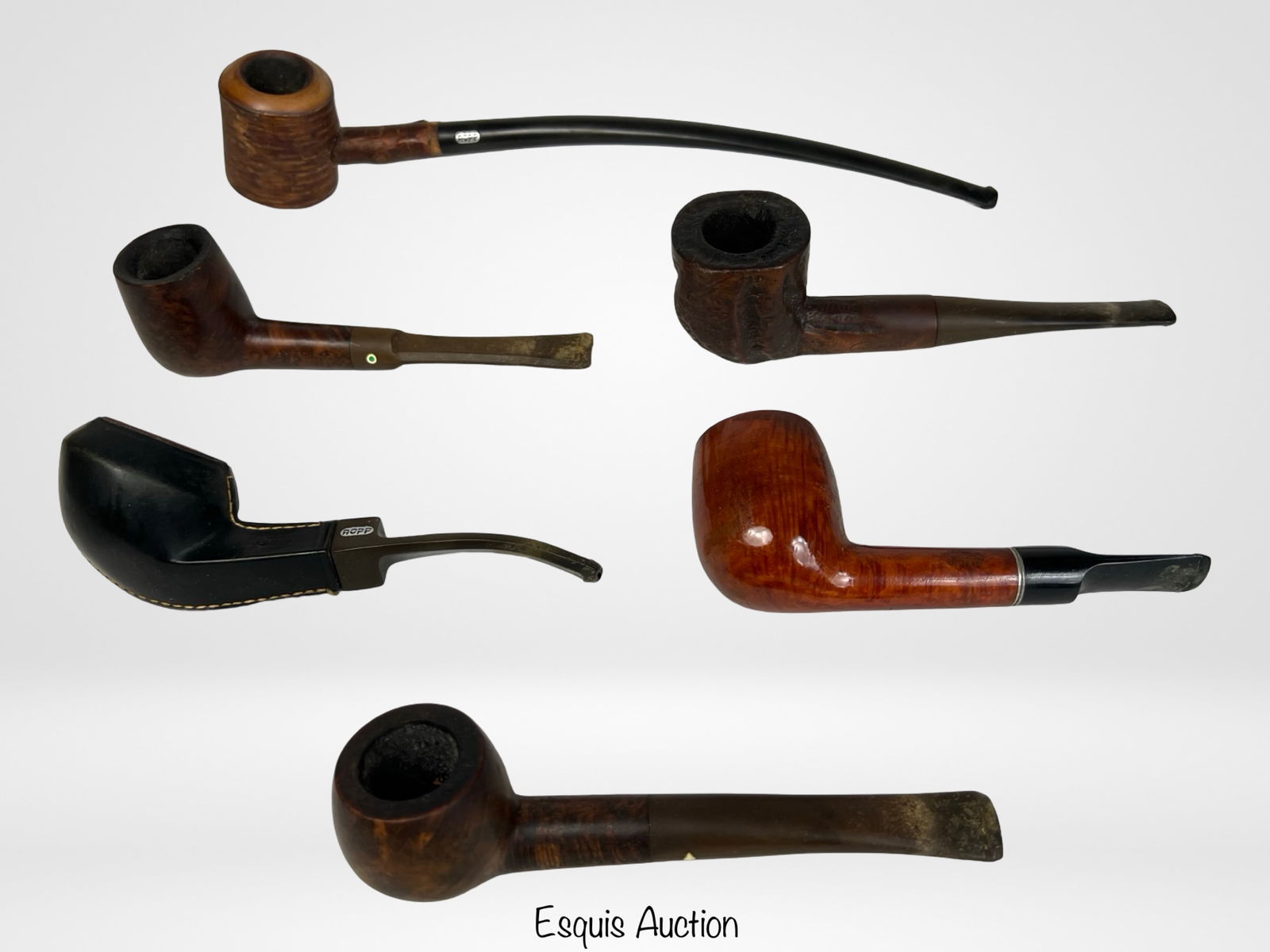 Vintage Tobacco Smoking Pipes - Ropp, Dr. Grabow, (1 of 5)