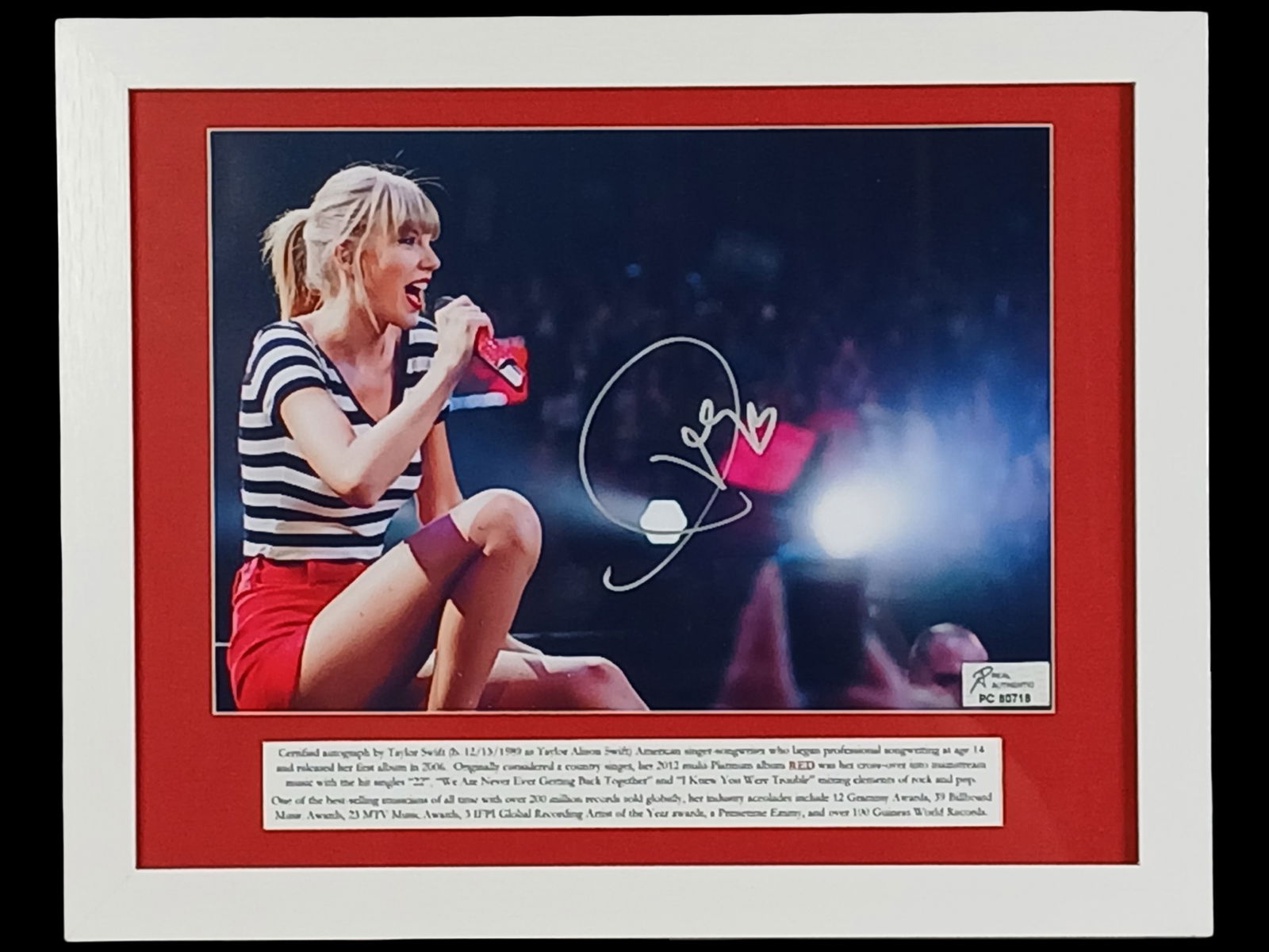 Taylor Swift Signed/ Autographed Photograph (1 of 3)