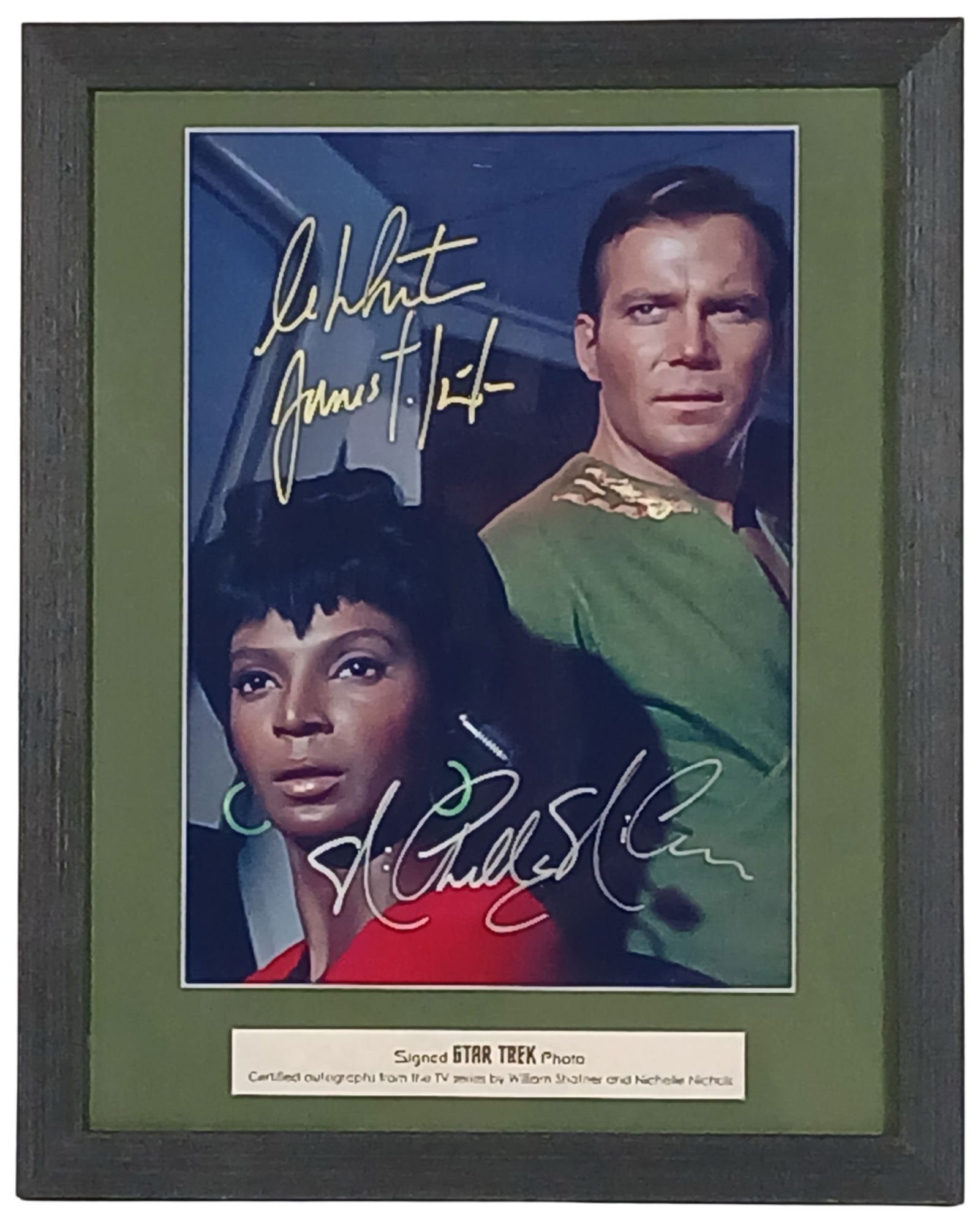 Star Trek Dual Signed Photo - William Shatner & Ni (1 of 4)