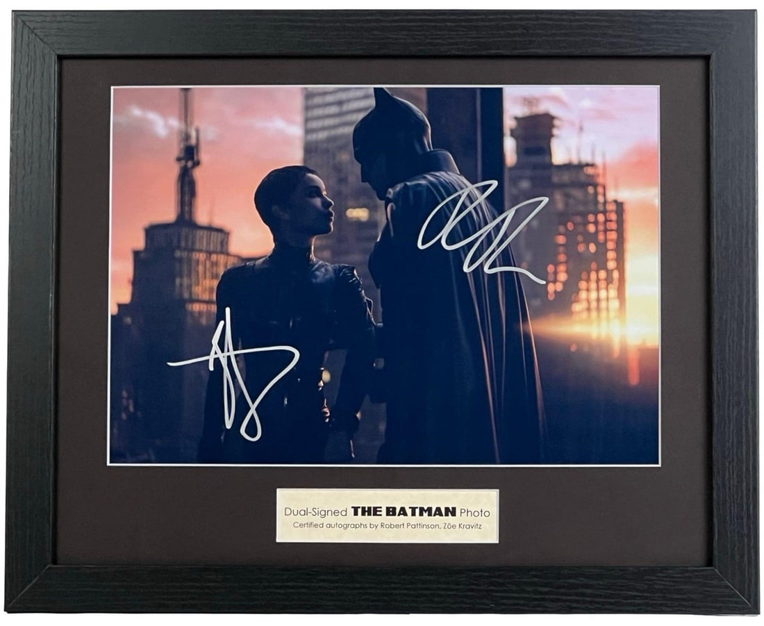 "The Batman"- Pattinson & Kravitz Signed Photo (1 of 4)