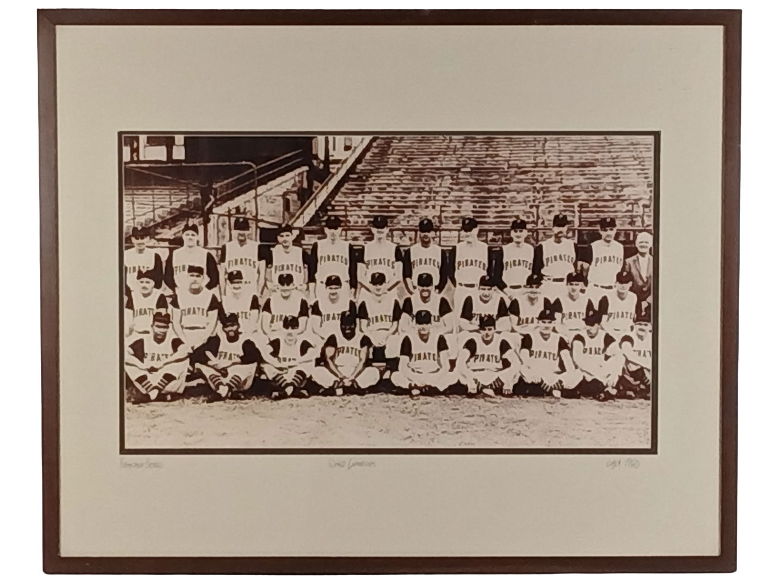 1960 Pittsburgh Pirates World Champions Team Photo (1 of 2)