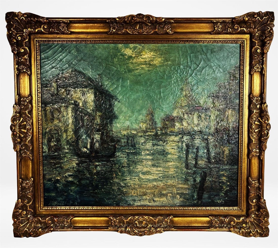 Leonid Gechtoff Impressionist Painting - Venice (1 of 6)