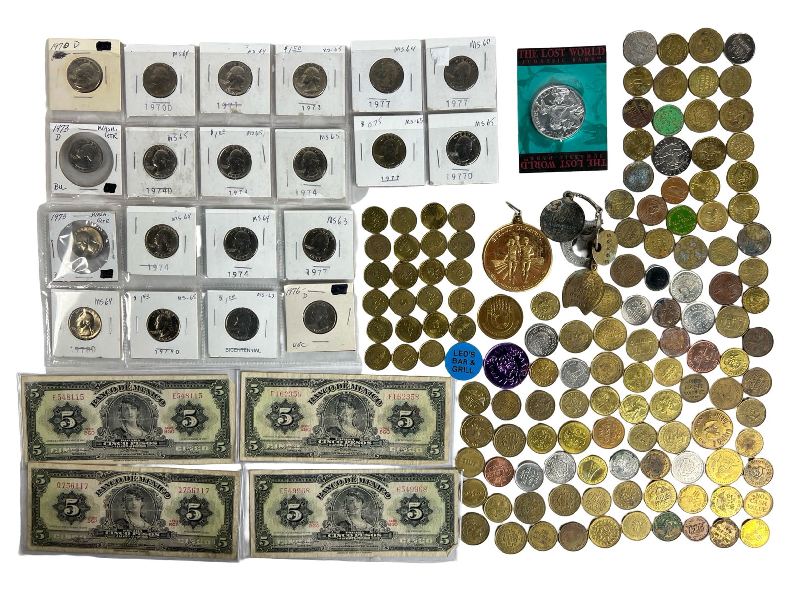US & World Coins, Tokens & Paper Money (1 of 7)