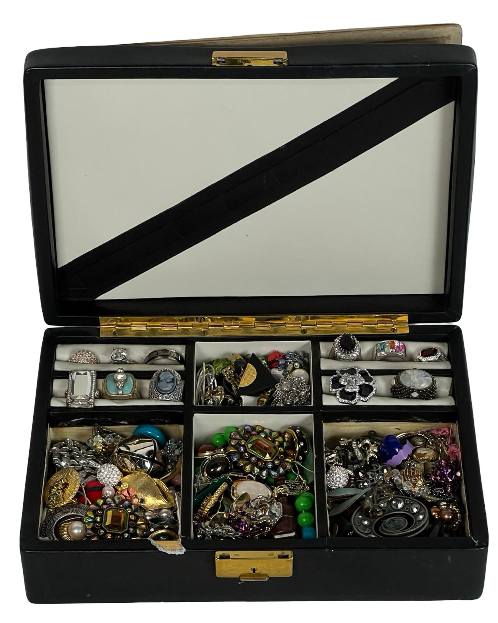 Box Filled with Unsearched Costume & Craft Jewelry (1 of 5)