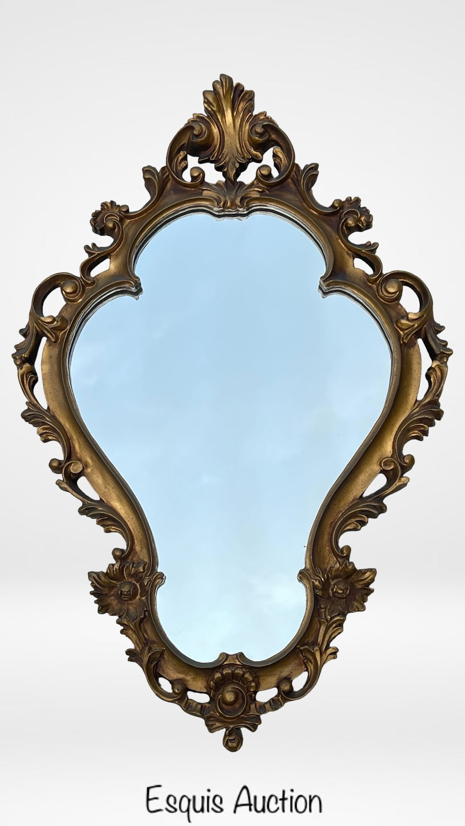Vintage Rococo-Style Ornate Wall Mirror (1 of 3)