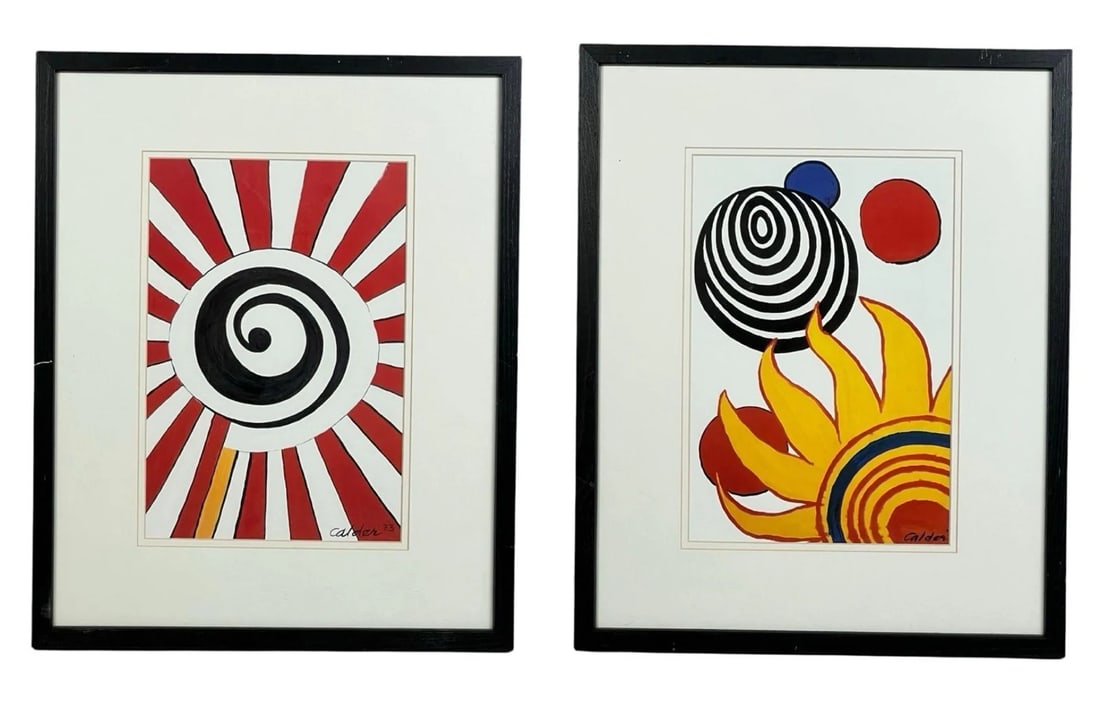 Alexander Calder - Pair of Lithograph Prints (1 of 5)