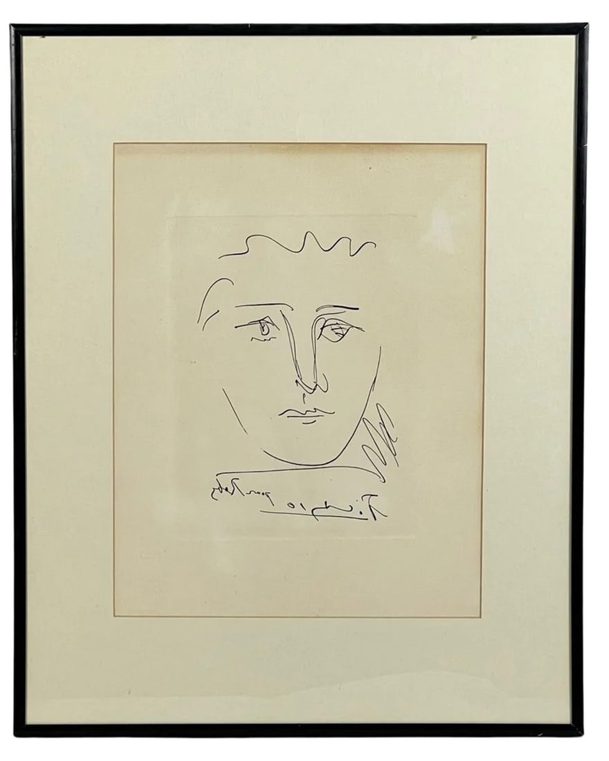 Pablo Picasso - "Pour Roby" Lithograph (1 of 2)