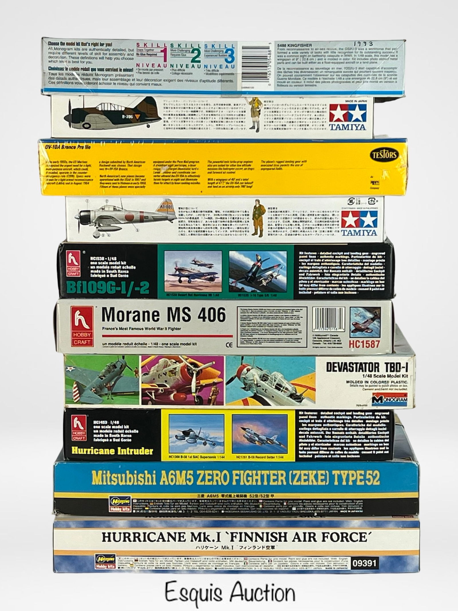 Vintage WWII Airplanes Plastic Model Kits (1 of 6)