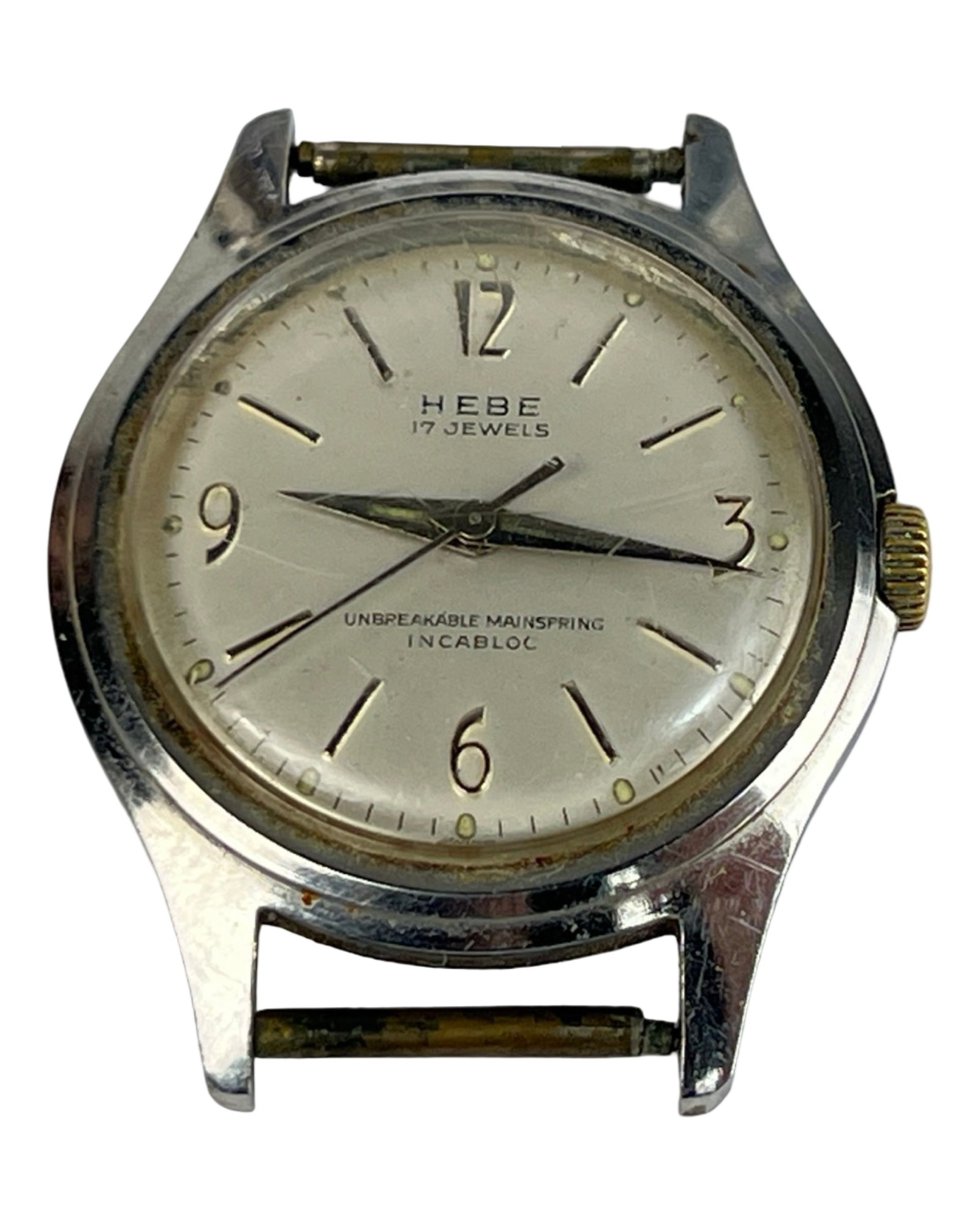 Vintage Hebe 17 Jewels Incabloc Swiss Wrist Watch: Vintage Hebe 17 Jewels Incabloc Swiss Wrist Watch. Working condition, age related wear.