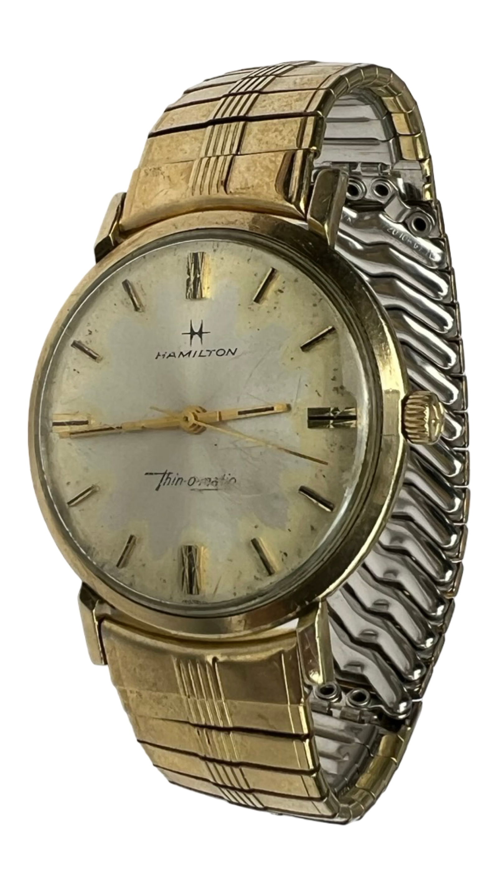 Vintage Hamilton Thin-o-Matic 10k GF Wrist Watch (1 of 3)