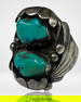 Massive JJ Navajo Sterling Silver Turquoise Ring