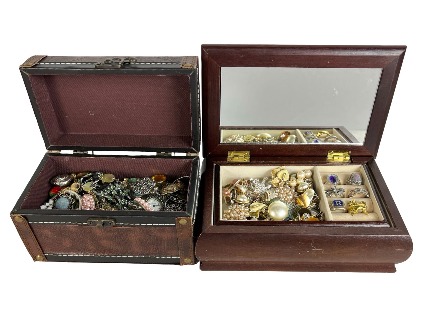 2 Boxes full of Unsearched Costume Jewelry (1 of 4)