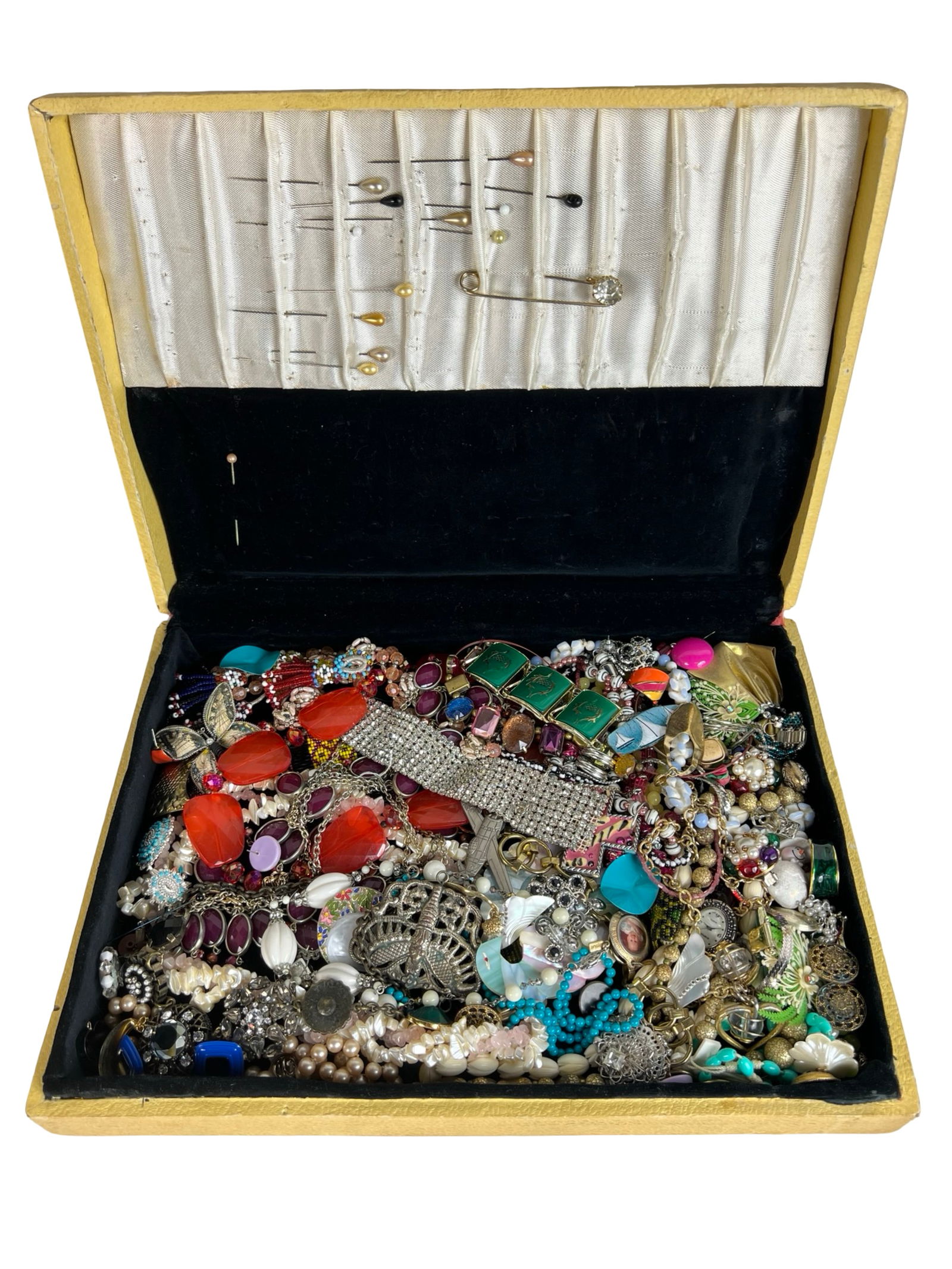Box Filled with Unsearched Costume & Craft Jewelry (1 of 5)