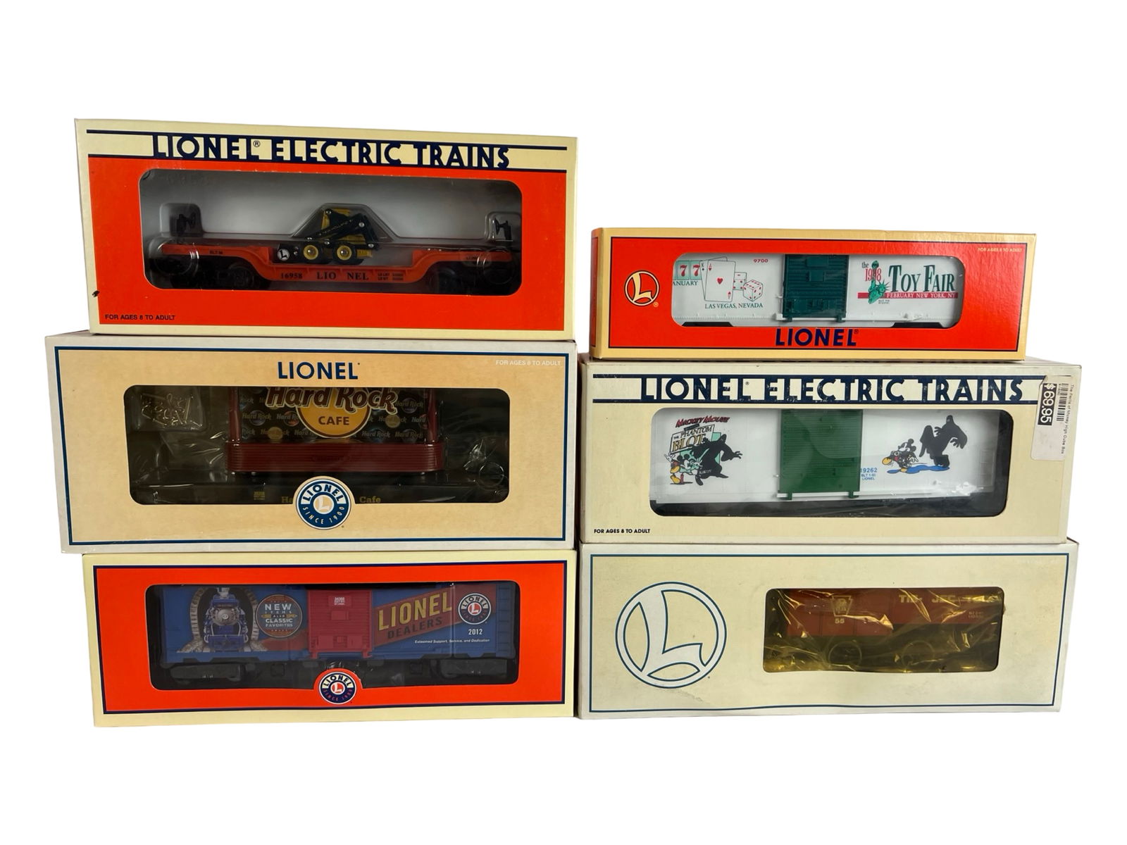 Lionel Trains, Assorted Boxcars & Flatcars- NiB (1 of 4)