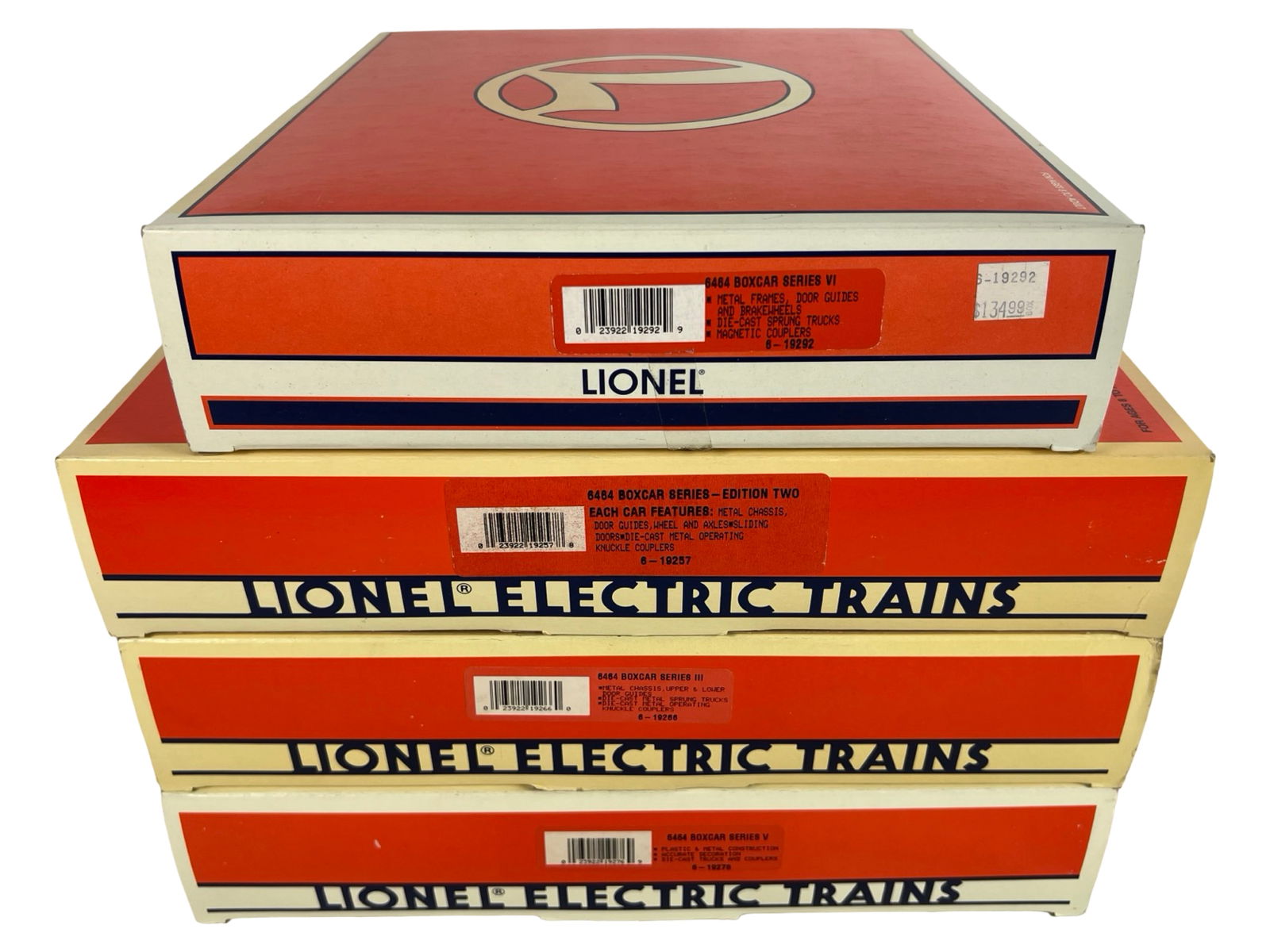 Lionel Trains 6464 Boxcar Series II, III, V & VI (1 of 2)