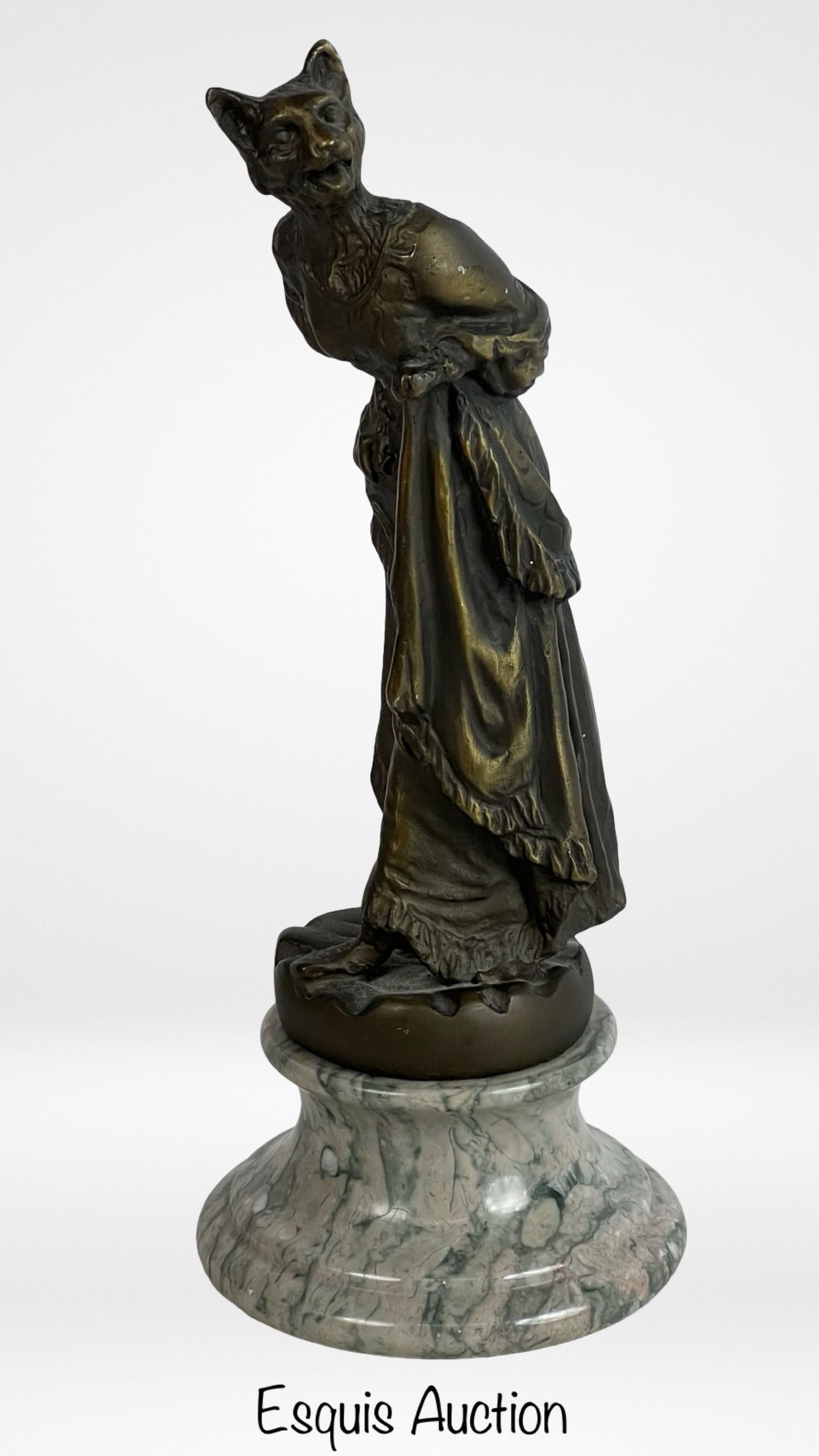 Bronze Cat Goddess "Bastet" Sculpture (1 of 4)