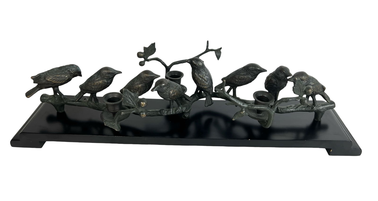 Bronze Birds on Branch Votive Candle Holder (1 of 5)