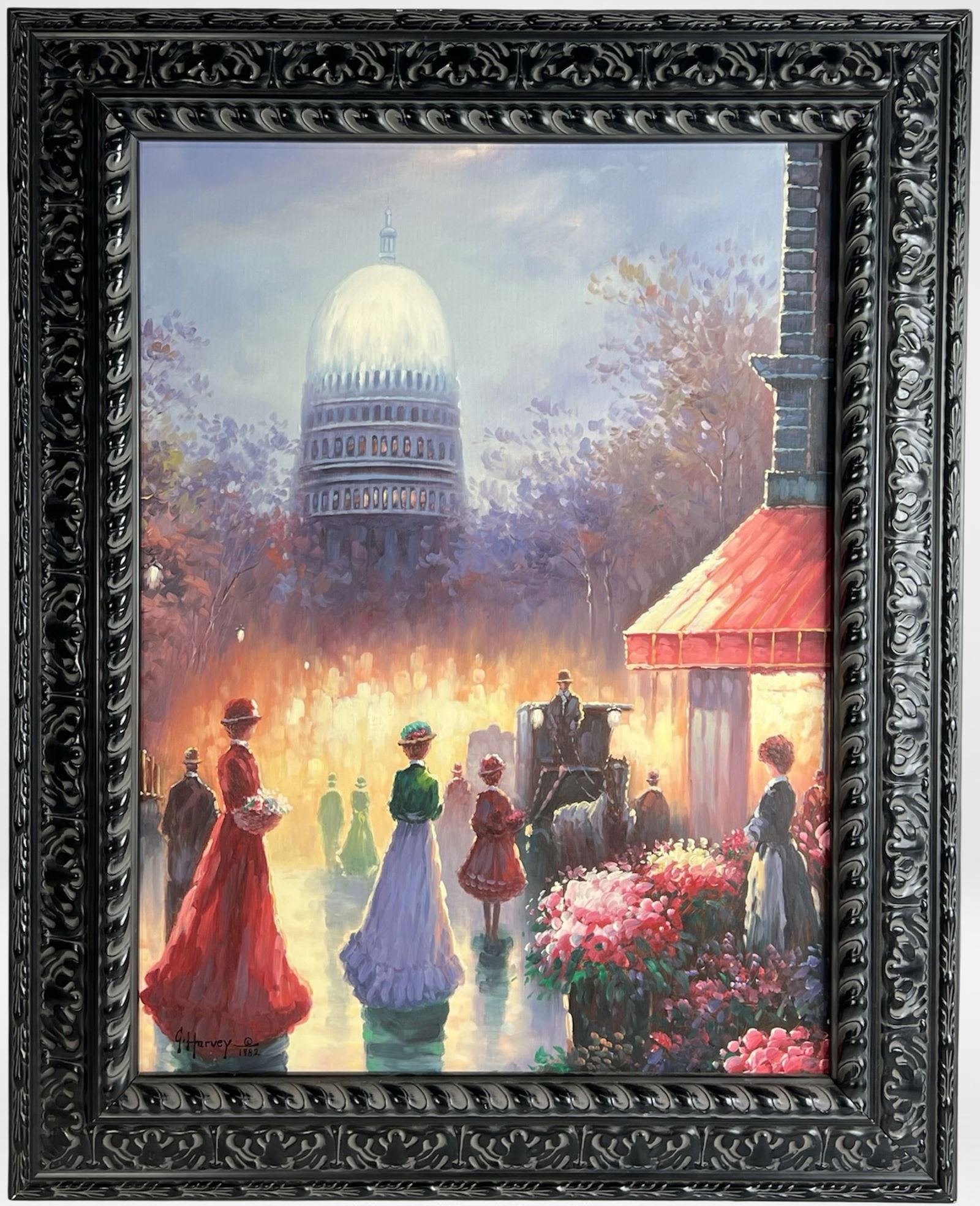 Gerald G. Harvey (in the manner of) - Oil Painting (1 of 4)