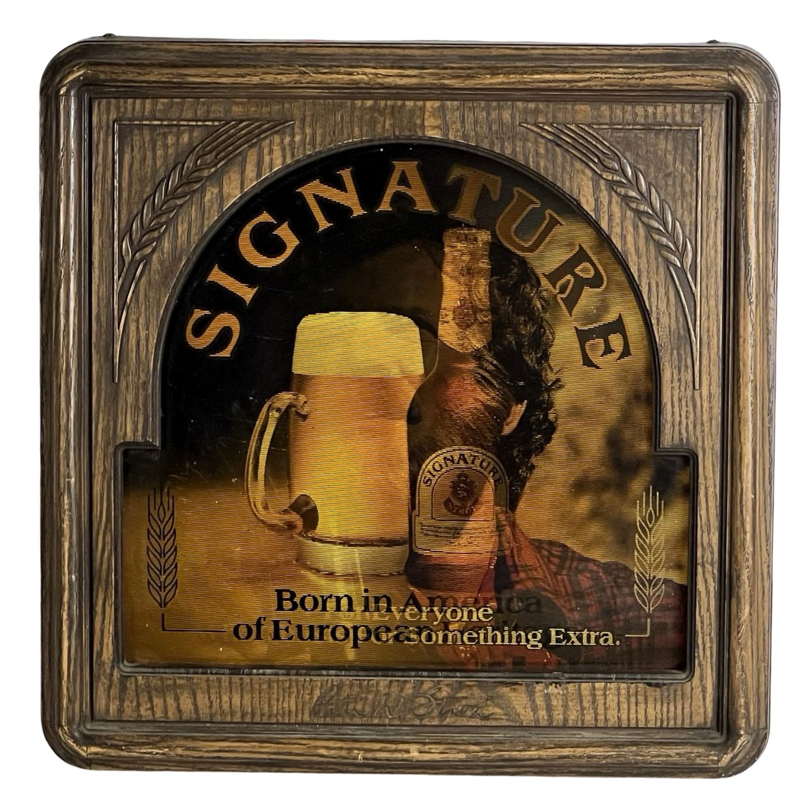 Stroh's Signature Beer Light-Up Lenticular Sign (1 of 4)