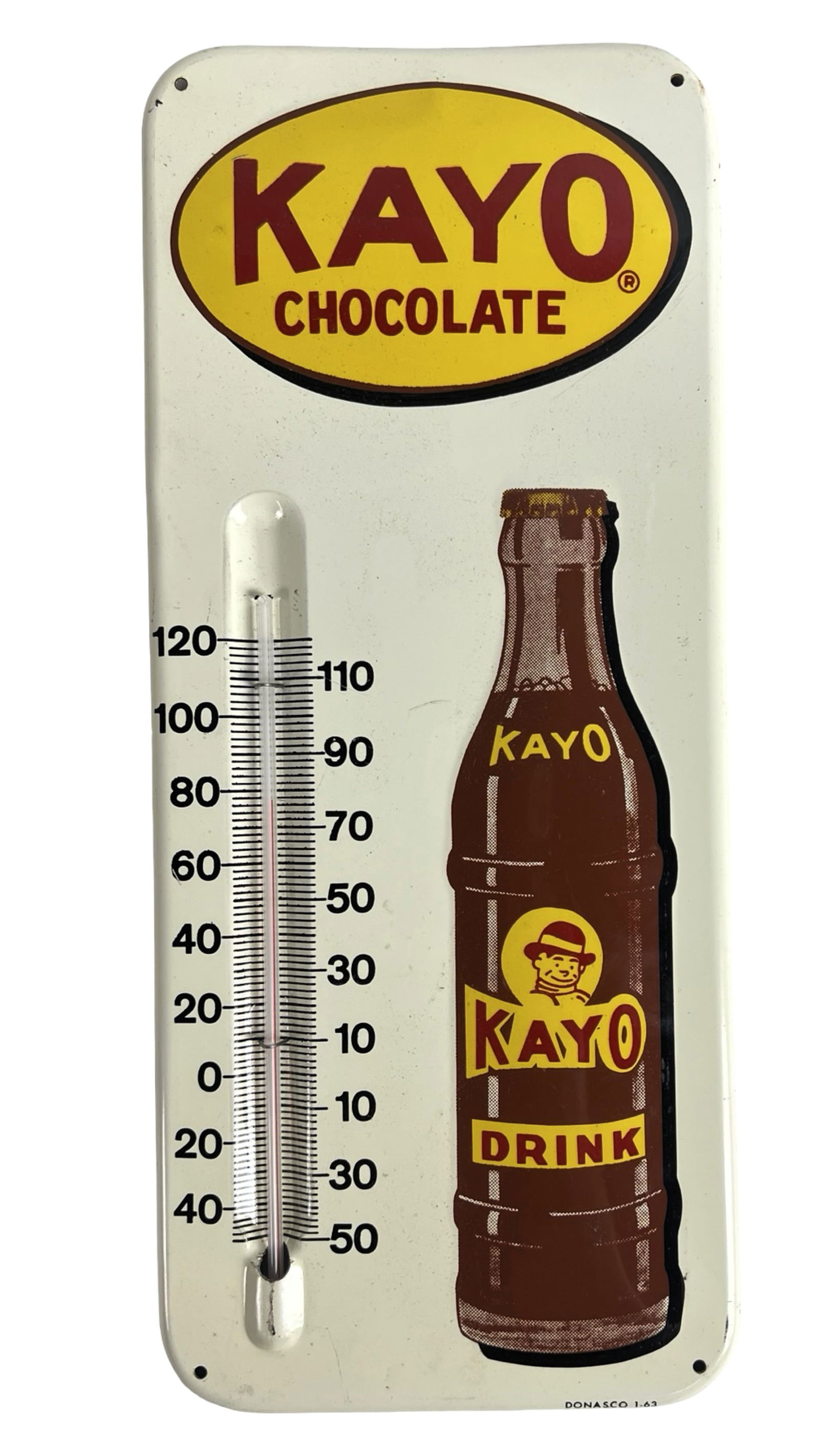60s Kayo Chocolate Drink Advertising Thermometer (1 of 3)