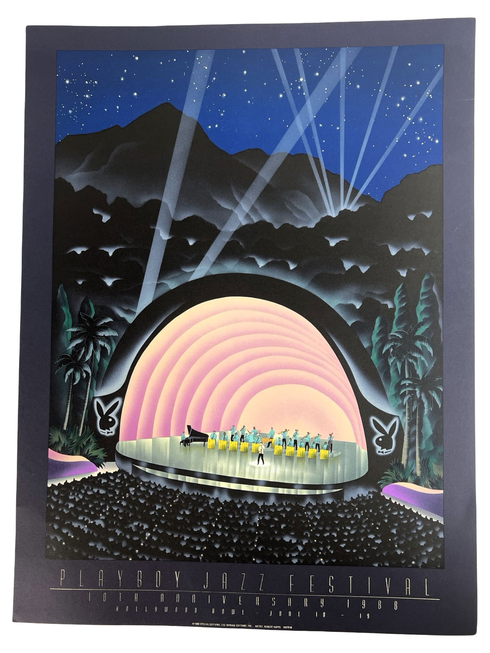 1988 Playboy Jazz Festival Poster - Robert Hoppe (1 of 3)