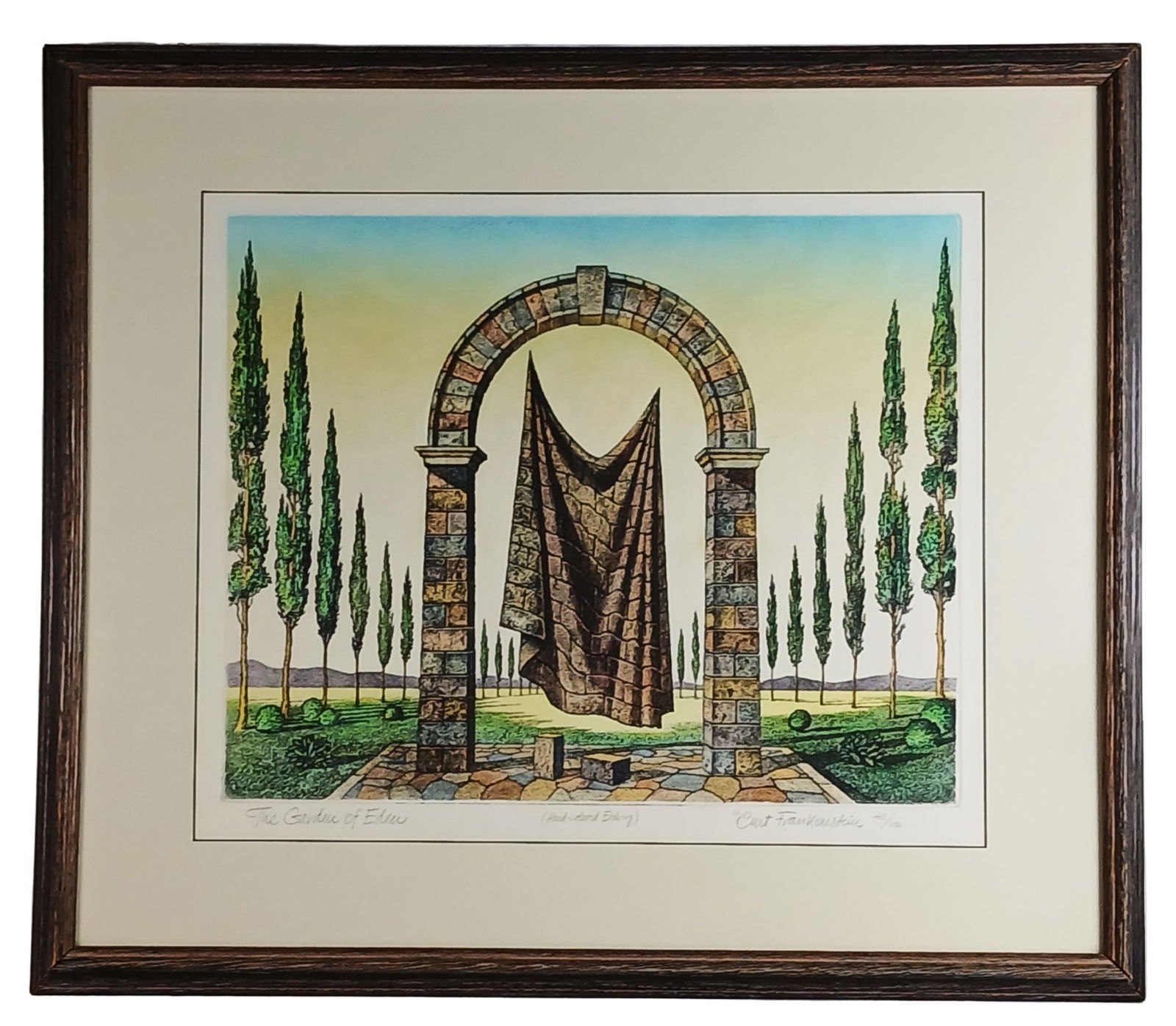 Curt Frankenstein - Garden of Eden Signed Etching (1 of 5)
