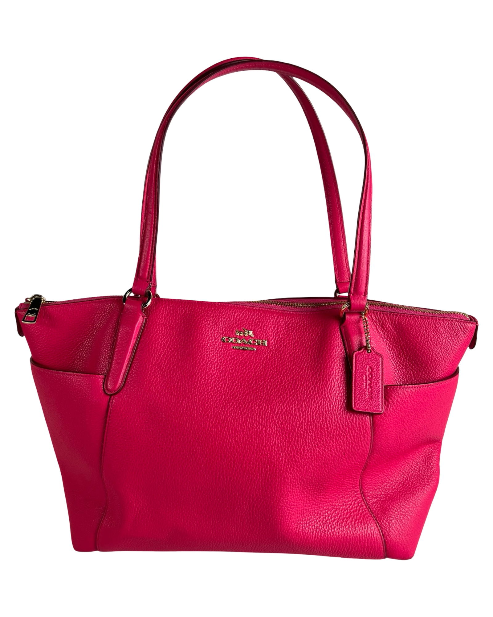 Coach Pebbled Leather Ava II Tote Shoulder Bag (1 of 5)