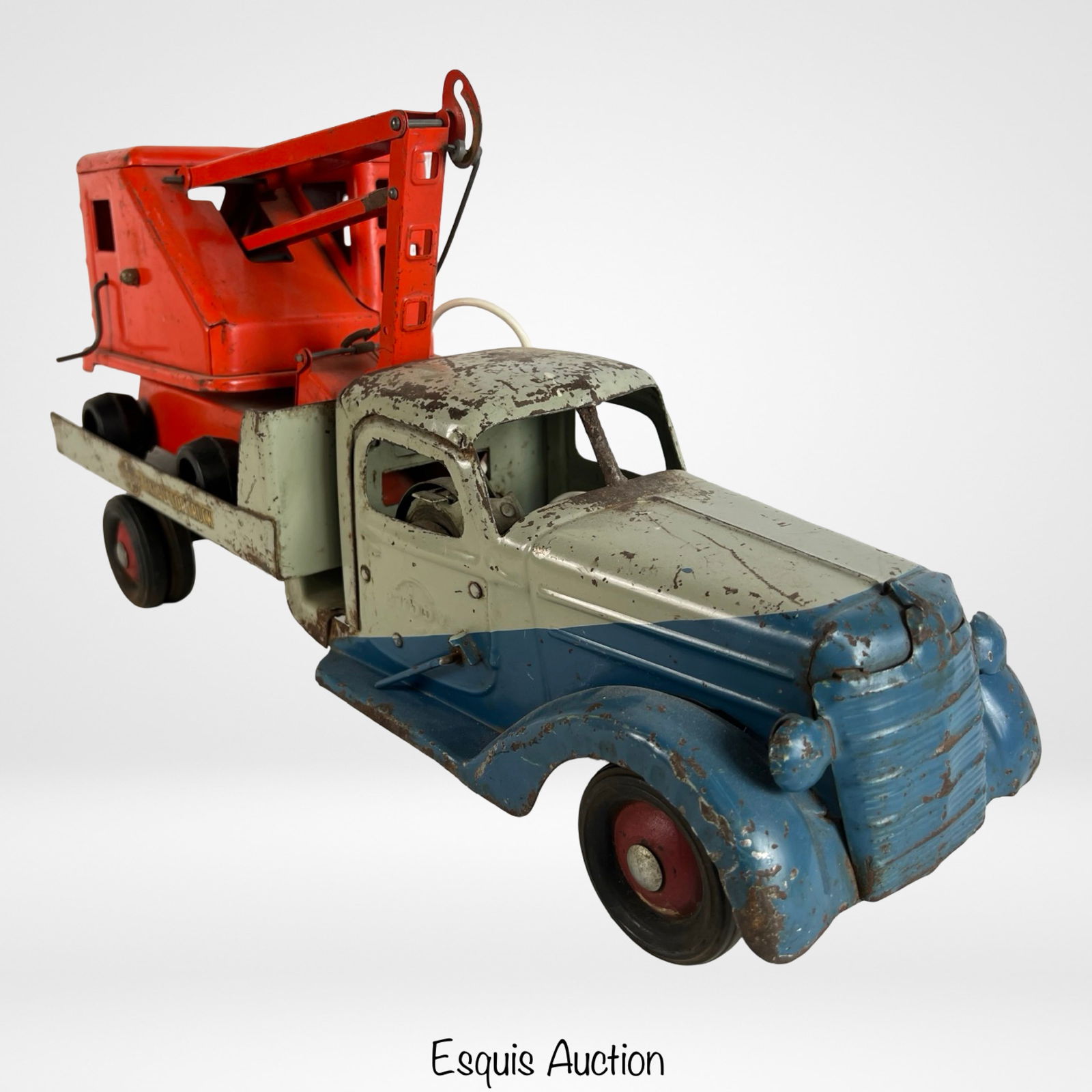 Buddy L 1940s Excavator Tow Truck & Steam Shovel (1 of 6)