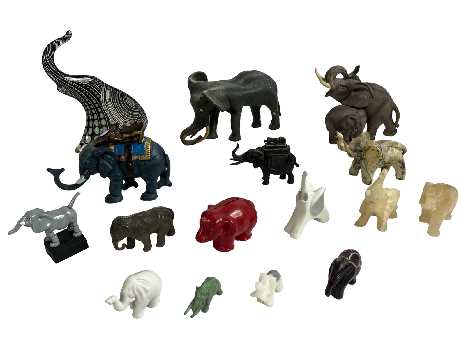 Collection of Elephant Figurines (1 of 6)