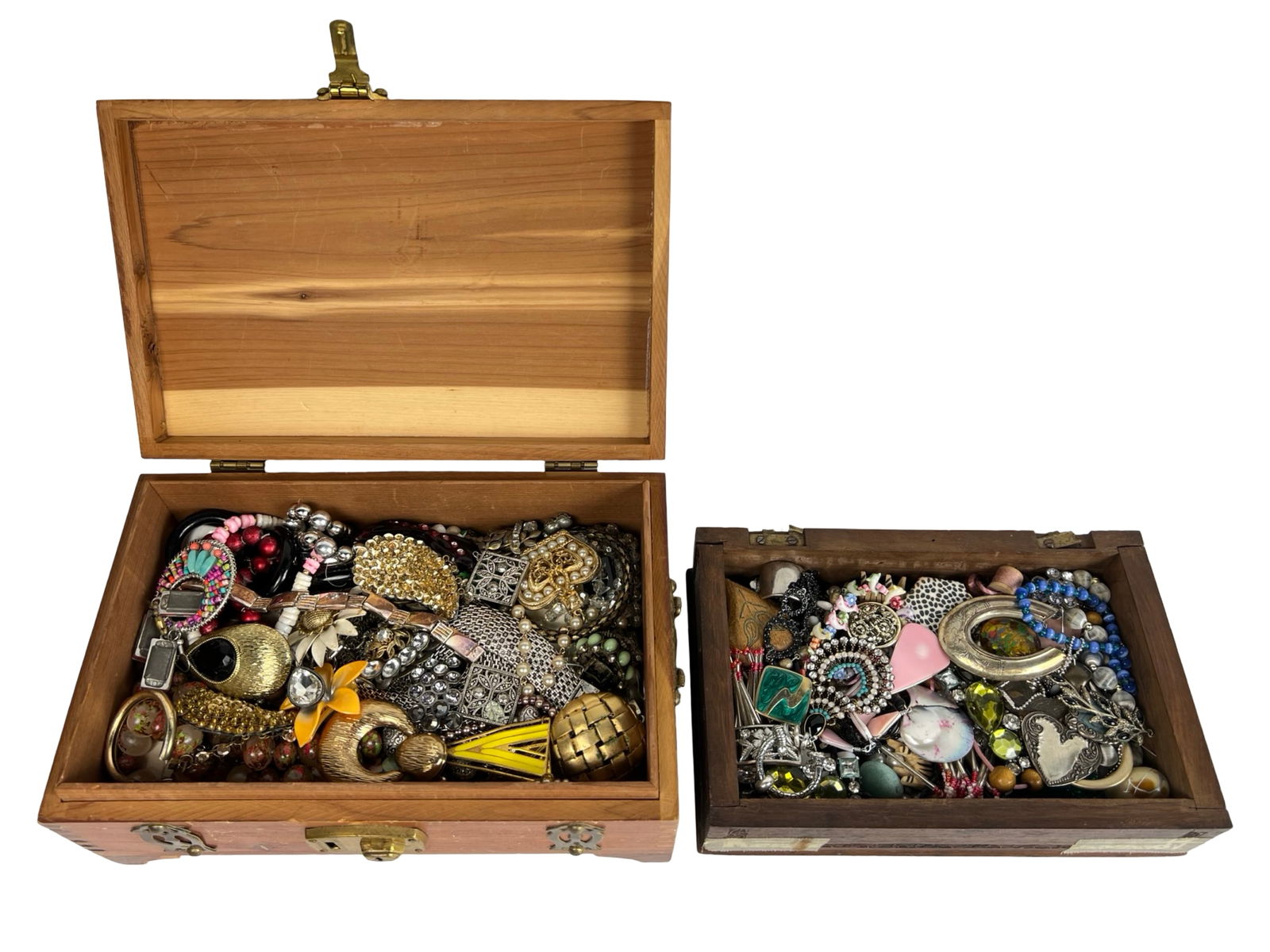 2 Boxes full of Unsearched Costume Jewelry (1 of 4)