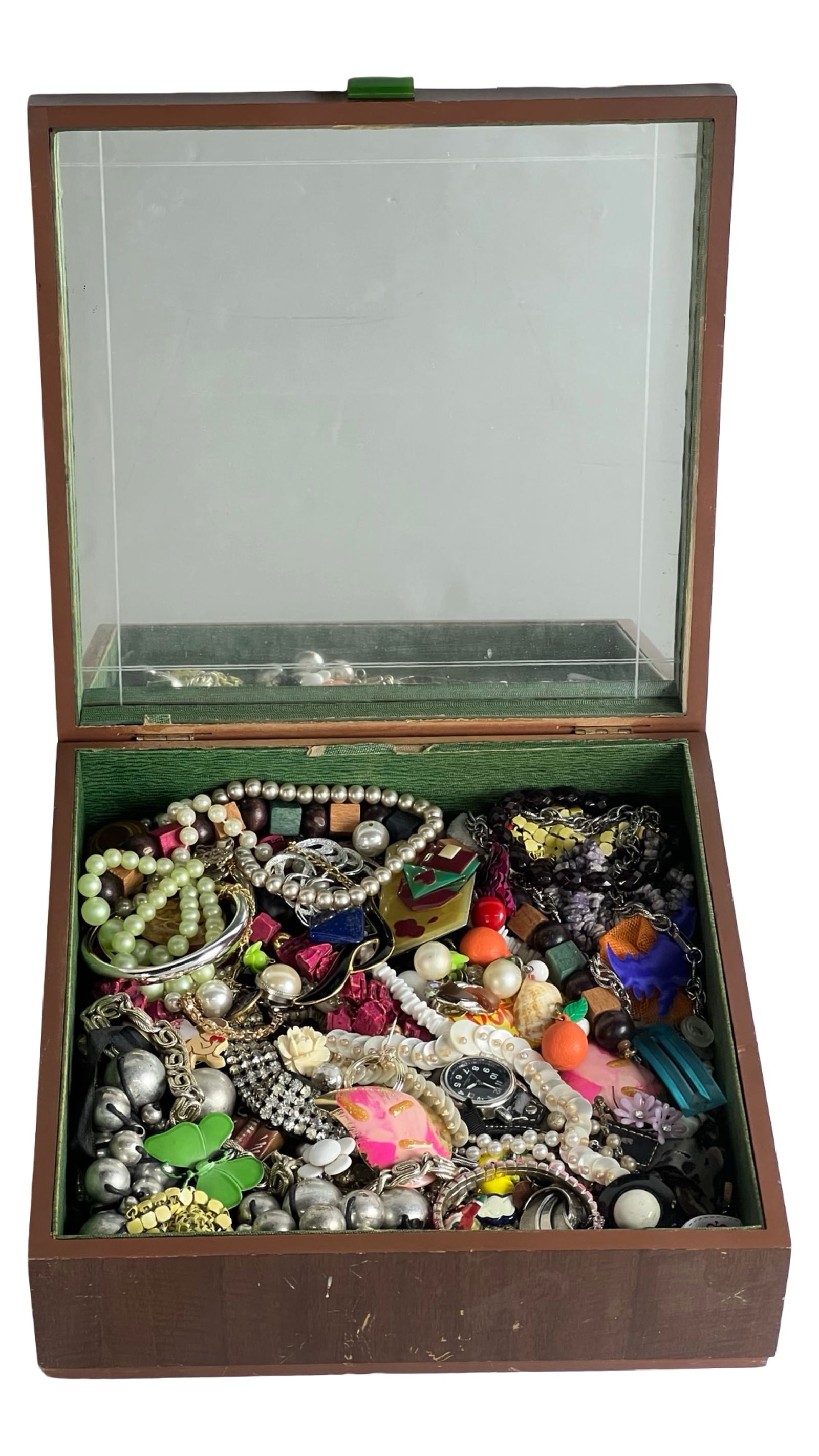 Box Filled with Unsearched Costume & Craft Jewelry (1 of 5)