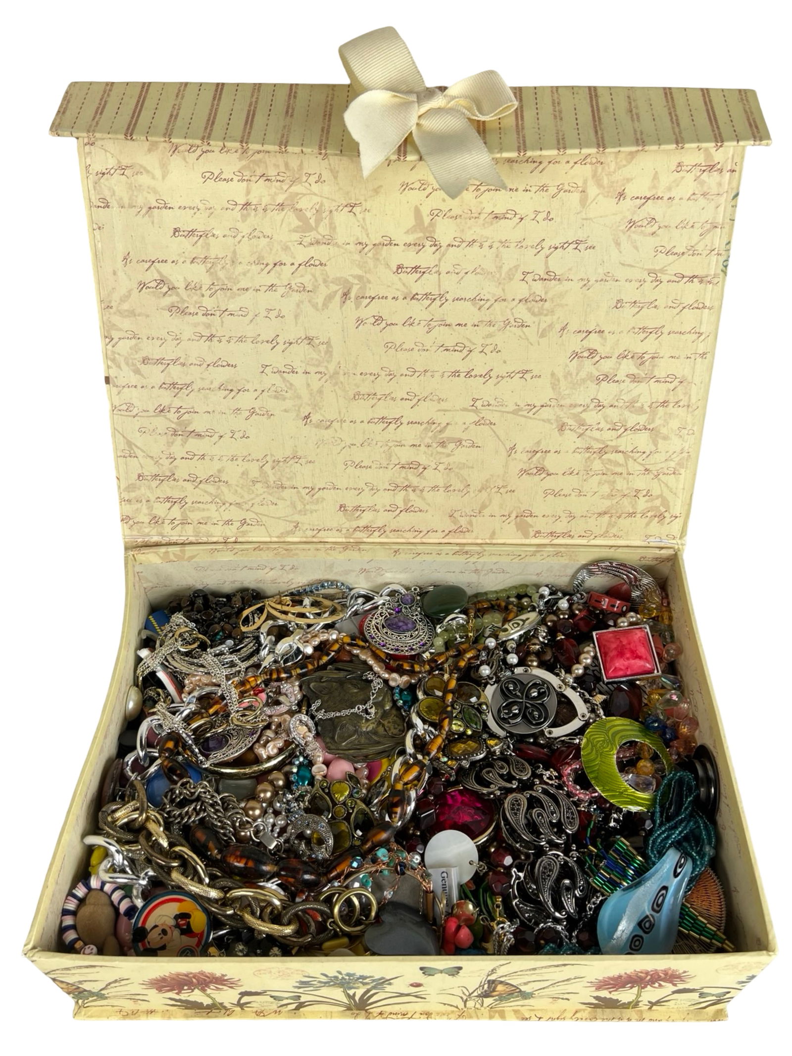 Box Filled with Unsearched Costume & Craft Jewelry (1 of 4)