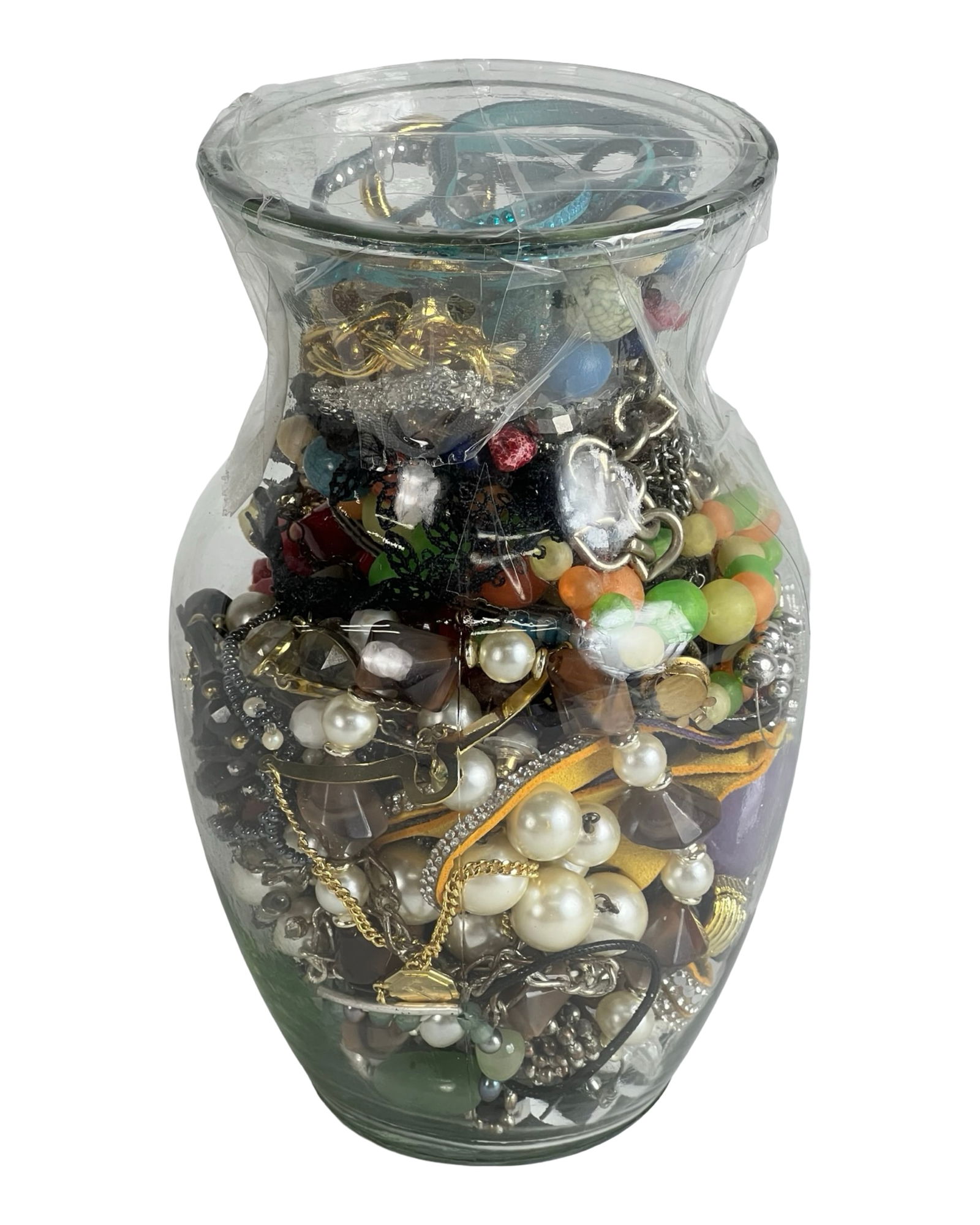 Mystery Lot- Vase full of Unsearched Jewelry (1 of 3)